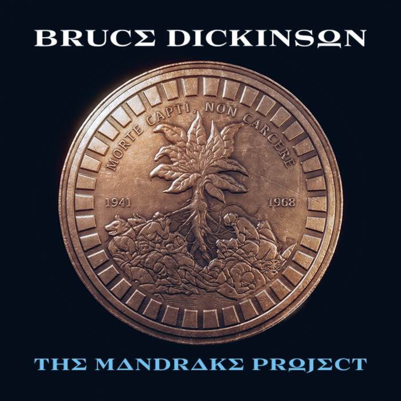 cover art for Bruce Dickinson's The Mandrake Project