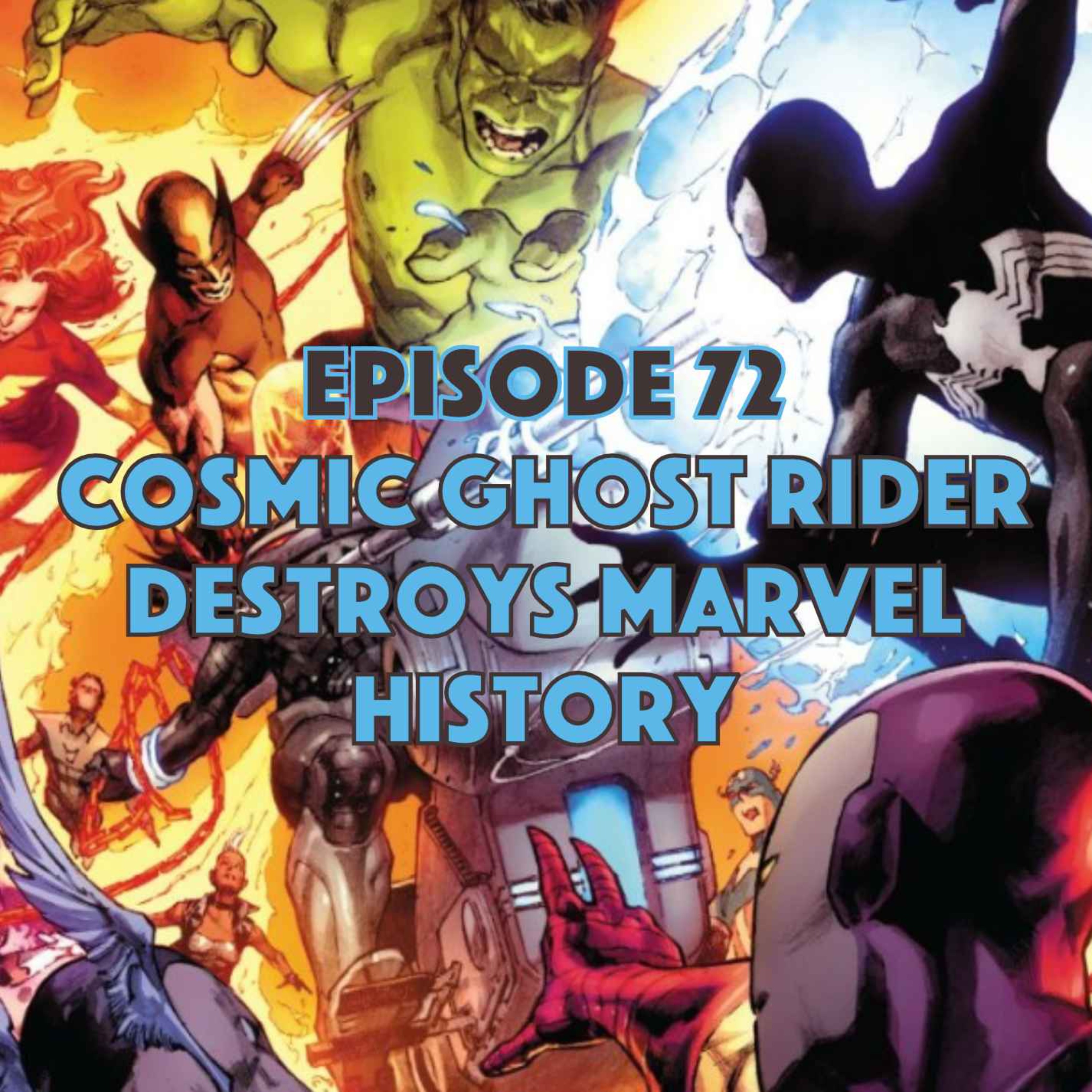 cover art for Cosmic Ghost Rider Destroys Marvel History