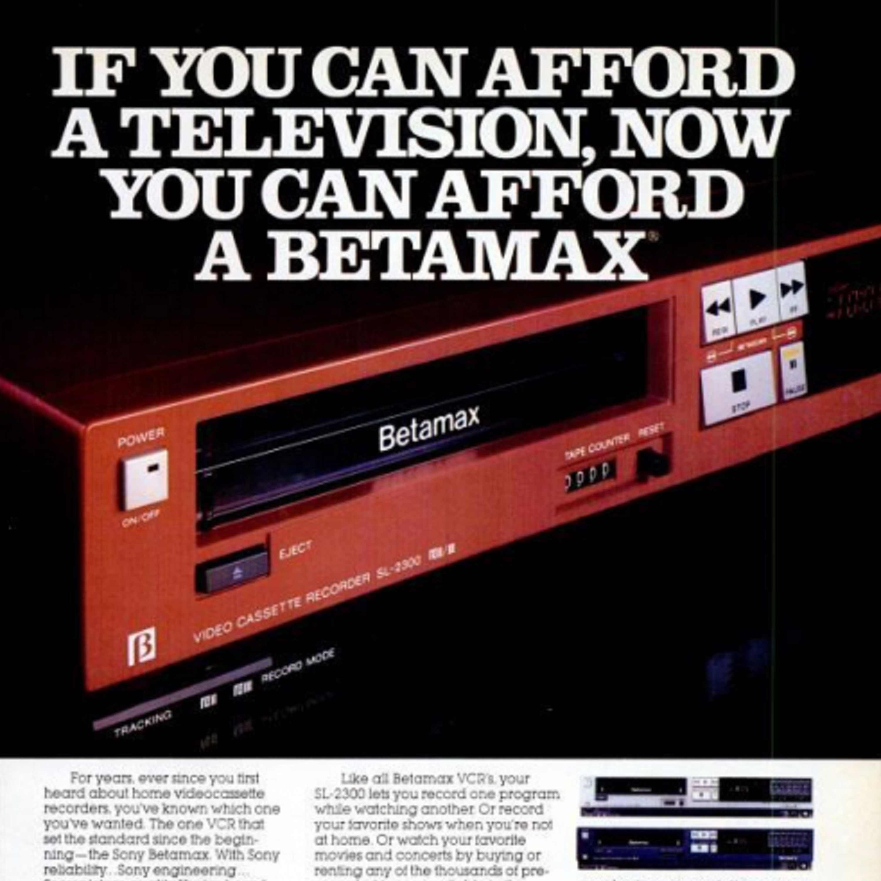 June 7, 1975: Before Digital, Before VHS  There Was Betamax