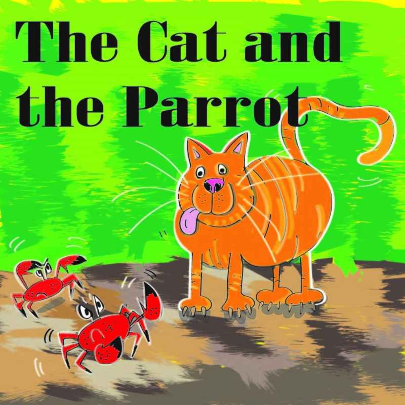 the cat and parrot