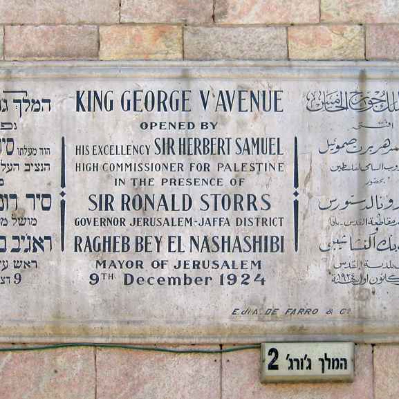Ronald Storrs, the man and Jerusalem with Christopher Burnham