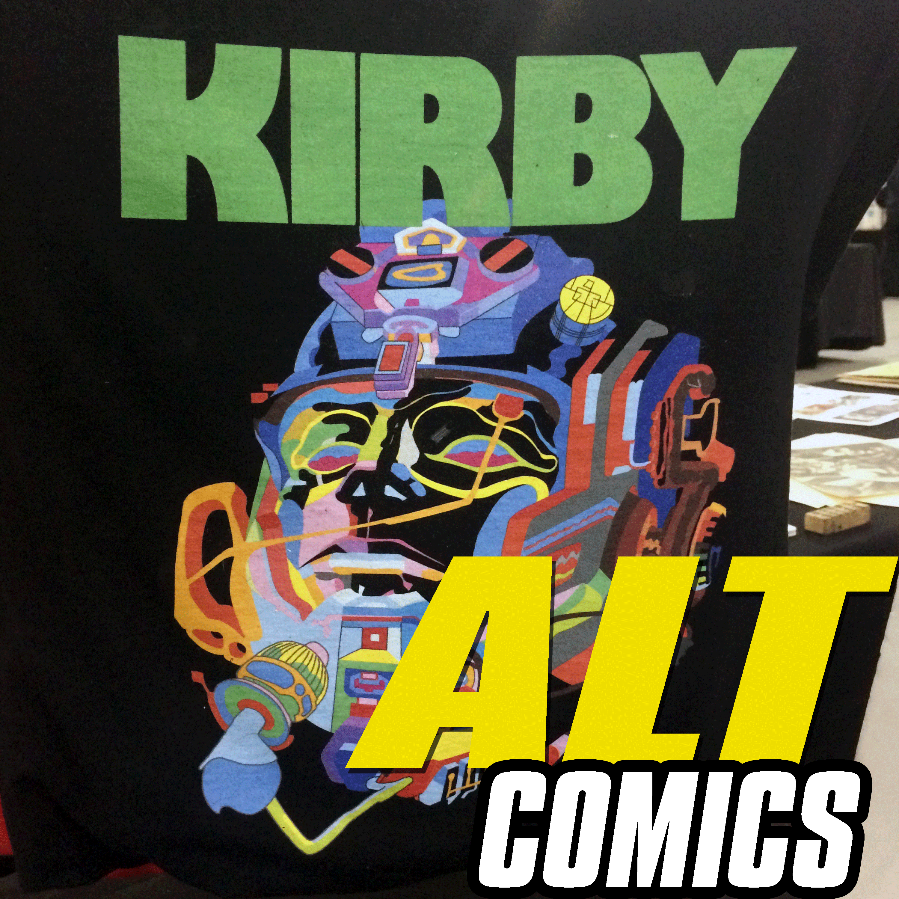 Derf & Jack Kirby Museum at APE 2017 episode artwork