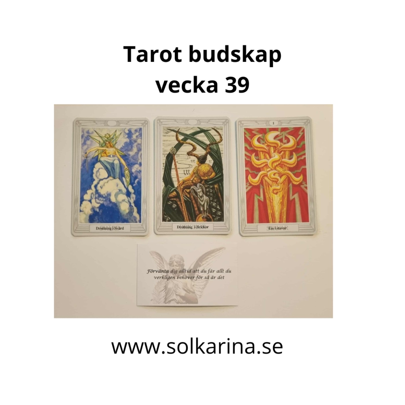 71: Tarotbudskap vecka 39