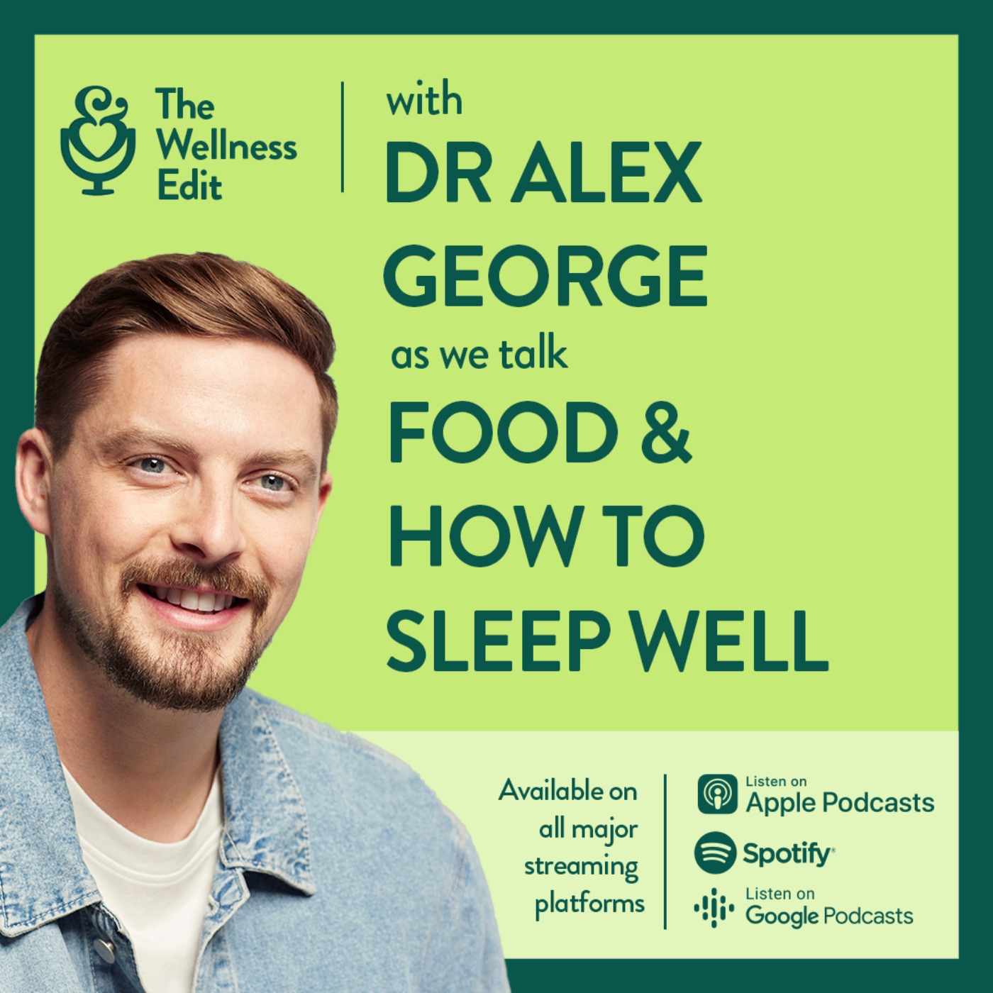 cover art for Food & Quality Sleep with Dr Alex George