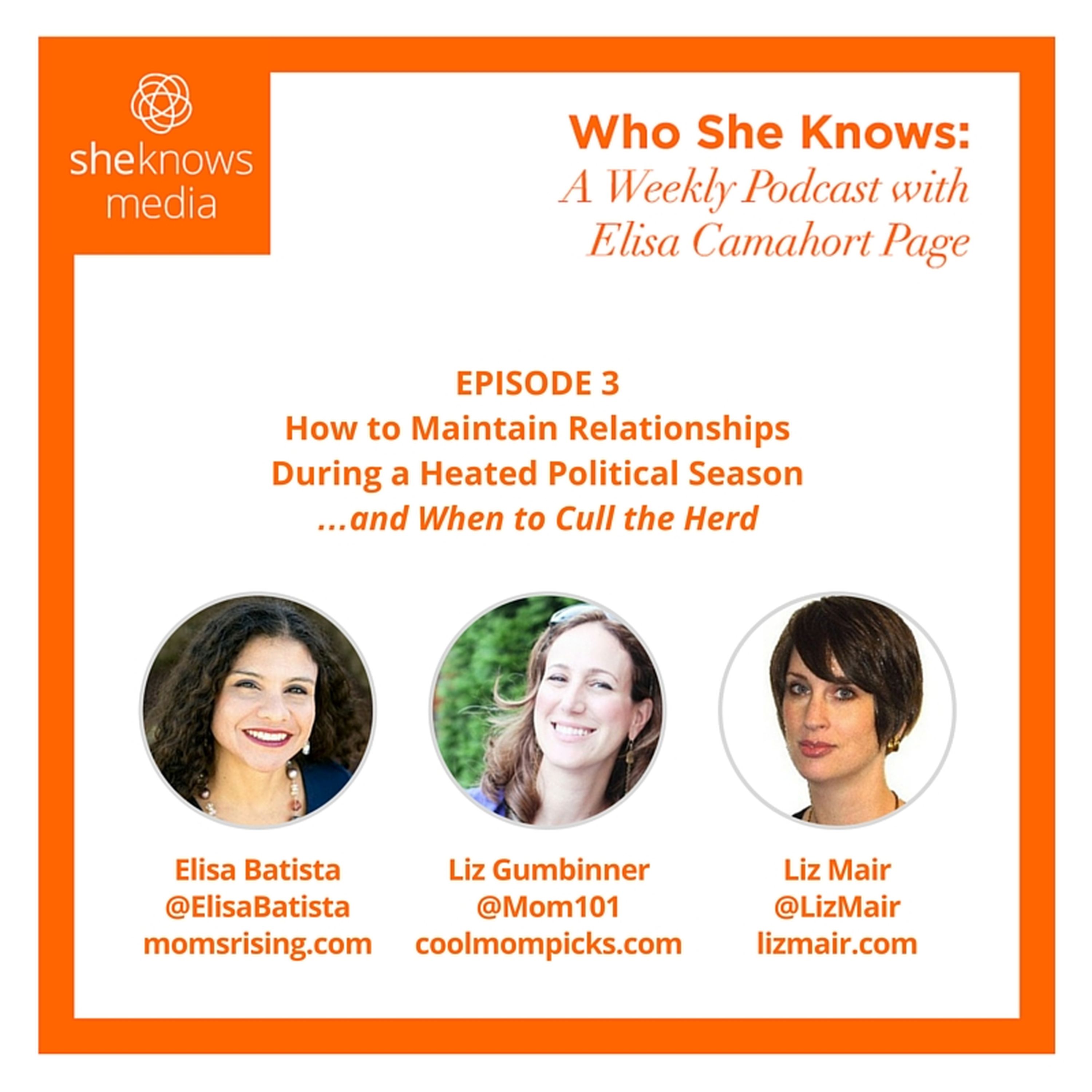 Episode #3: How to Maintain Relationships During a Heated Political Season
