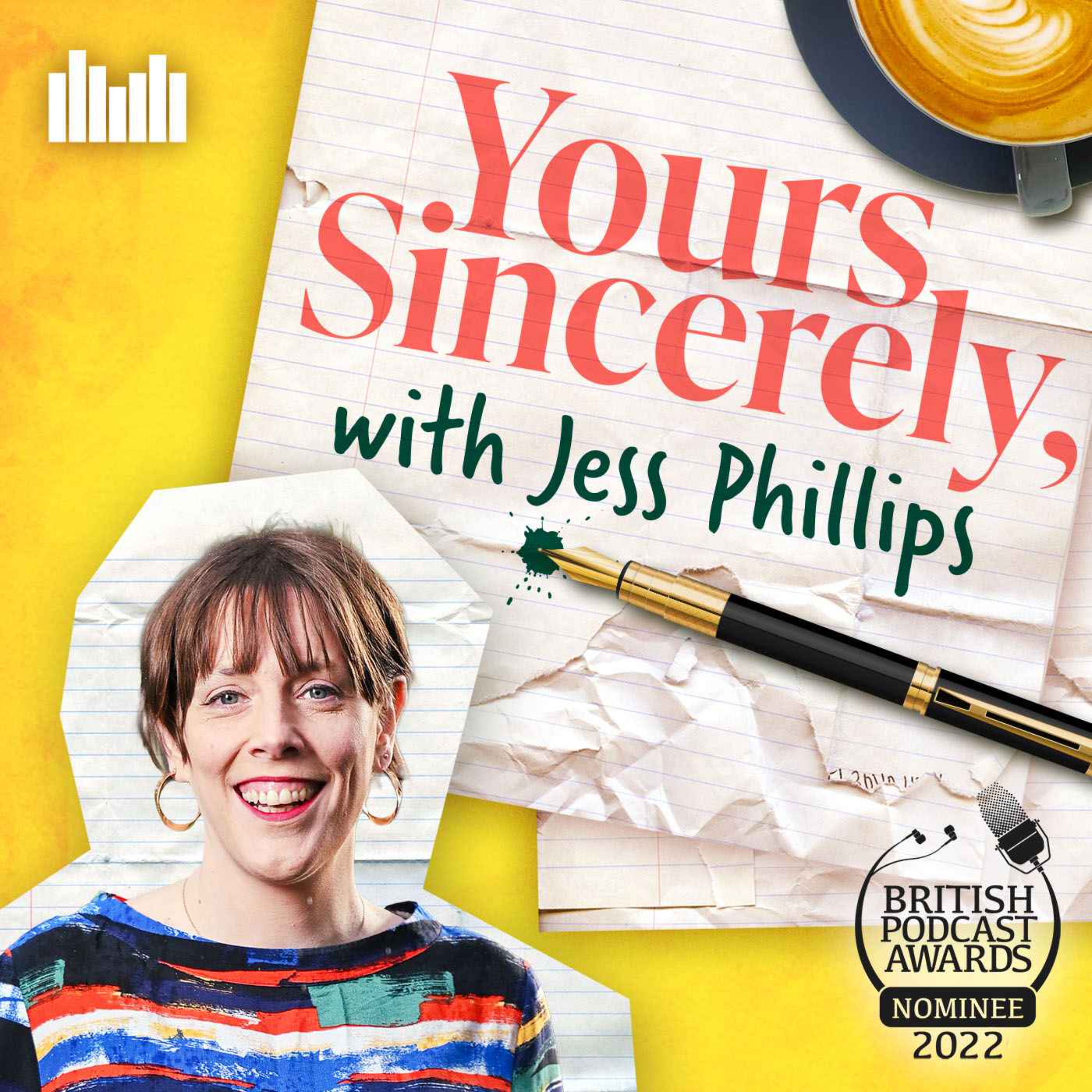 Yours Sincerely with Jess Phillips podcast show image