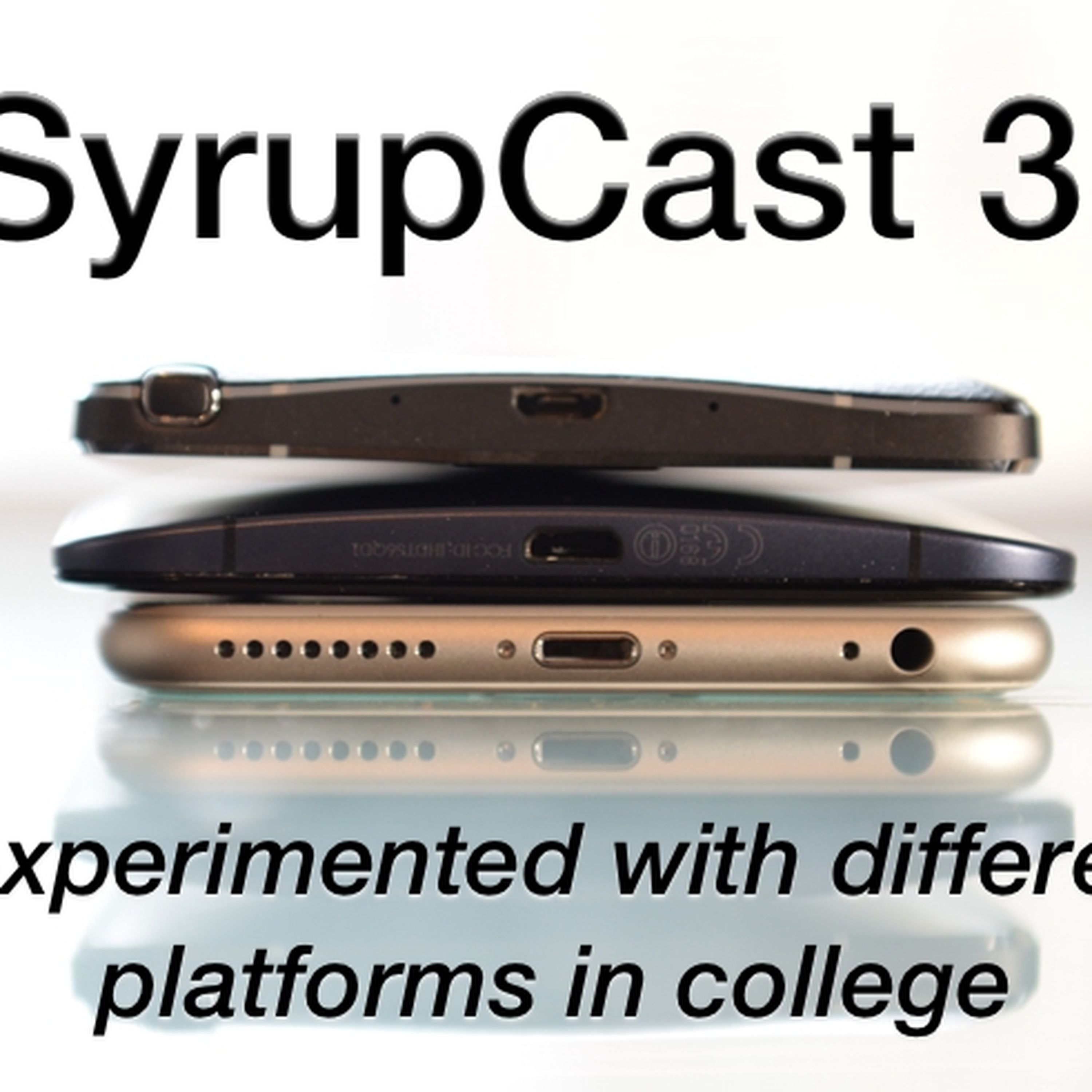 SyrupCast 32: I experimented with different platforms in college episode artwork