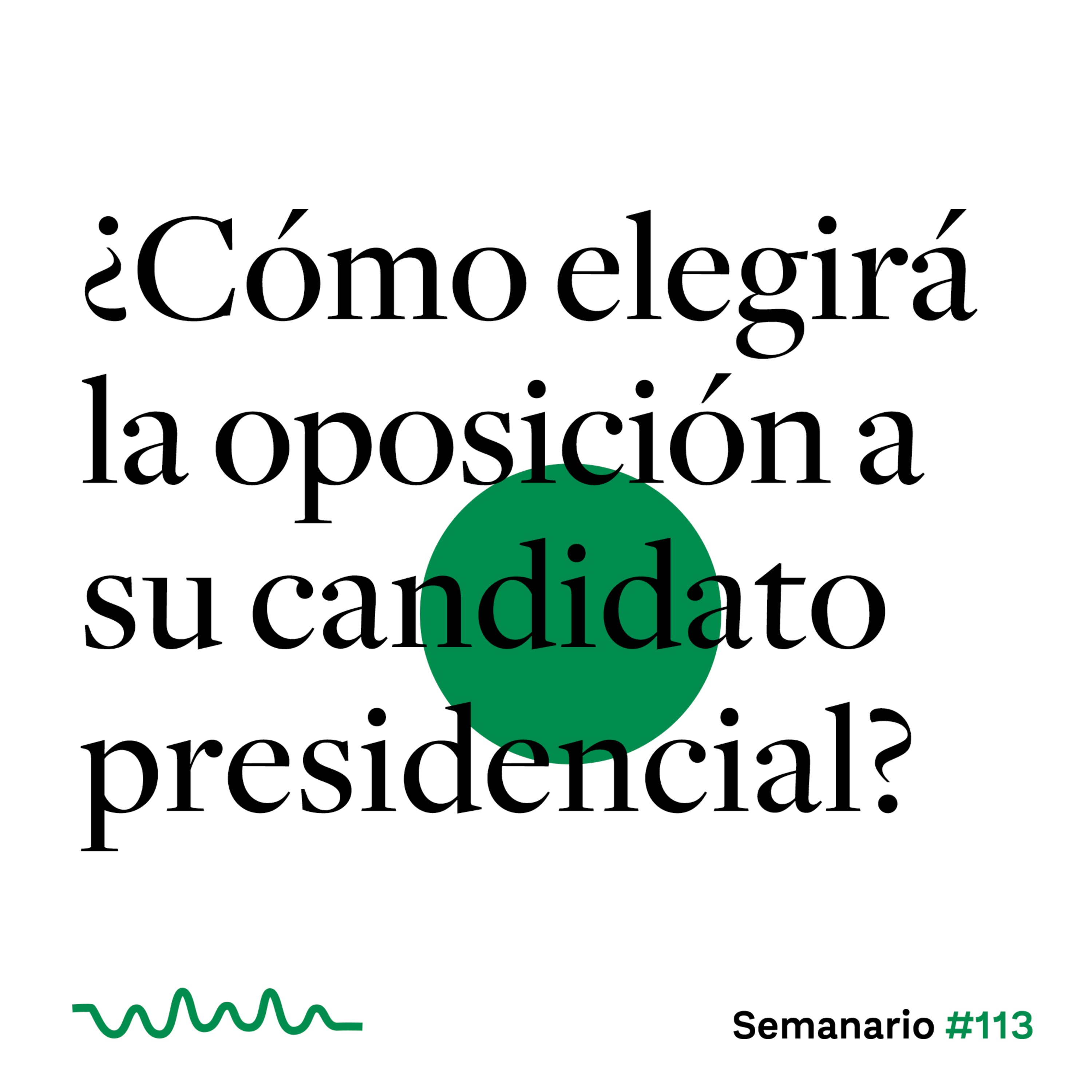 ¿Cómo elegirá la oposición a su candidato presidencial? episode artwork