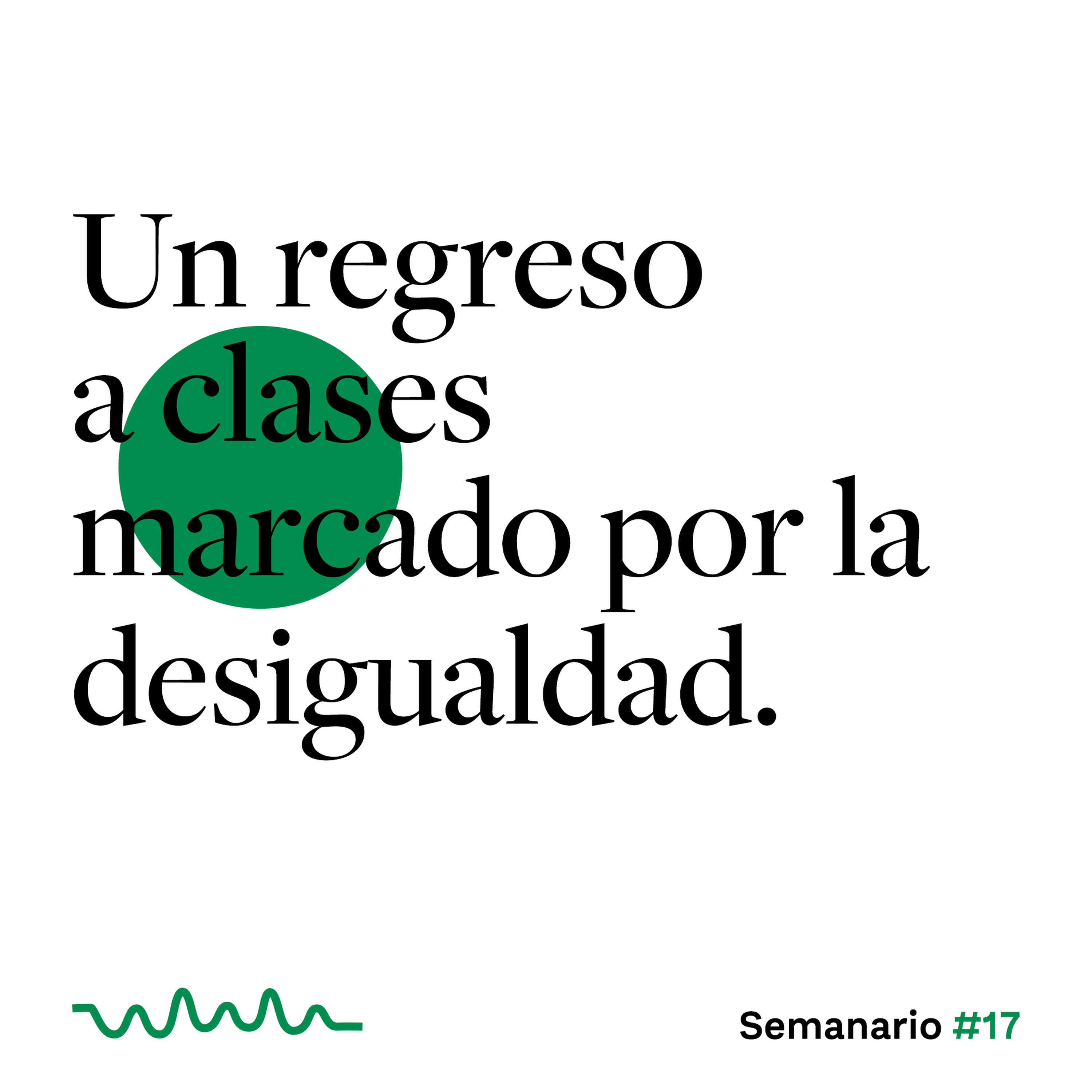 Un regreso a clases marcado por la desigualdad episode artwork