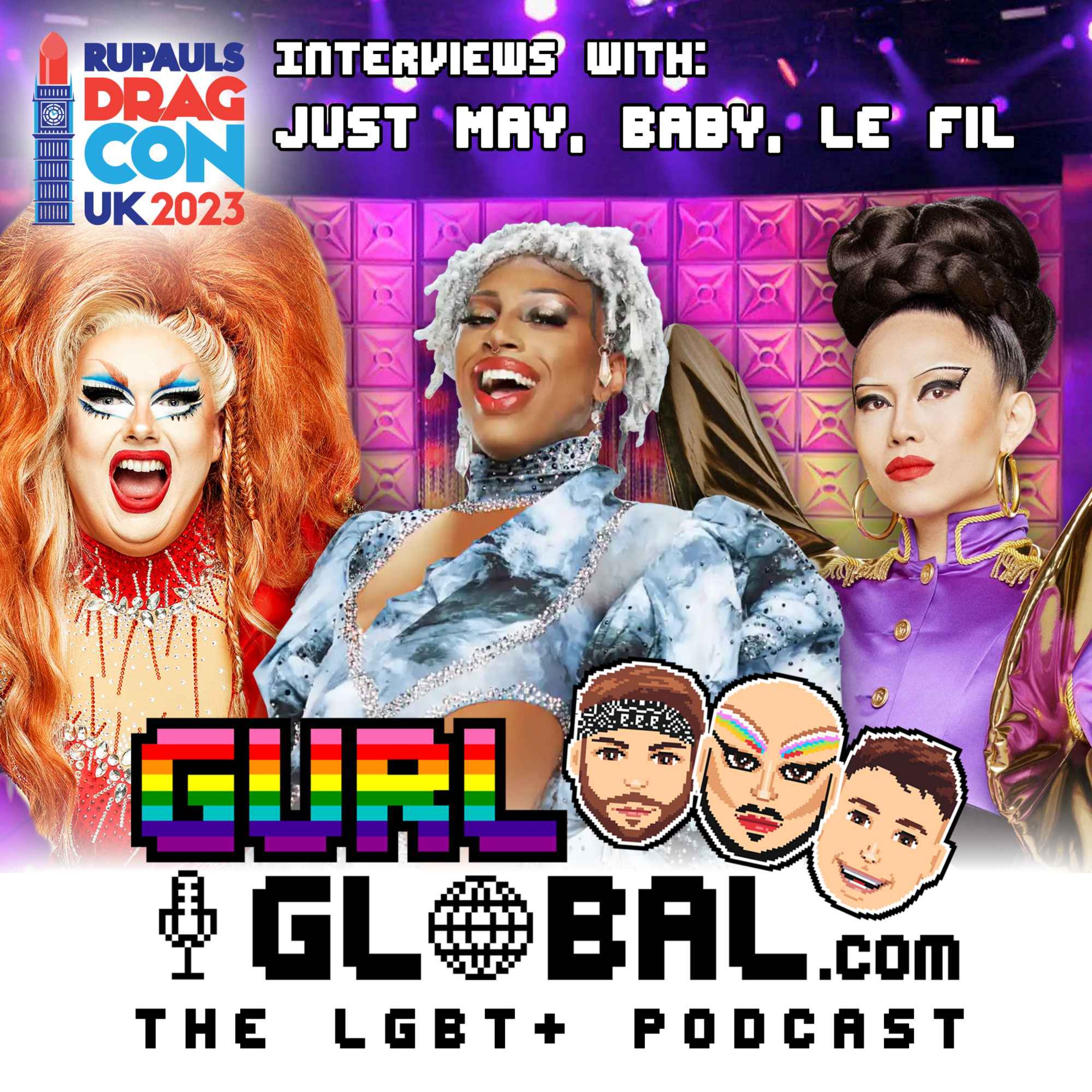 Drag Con UK 2023 - Queens of UK S4 - Just May, Baby, Le Fil #GURL_DC2