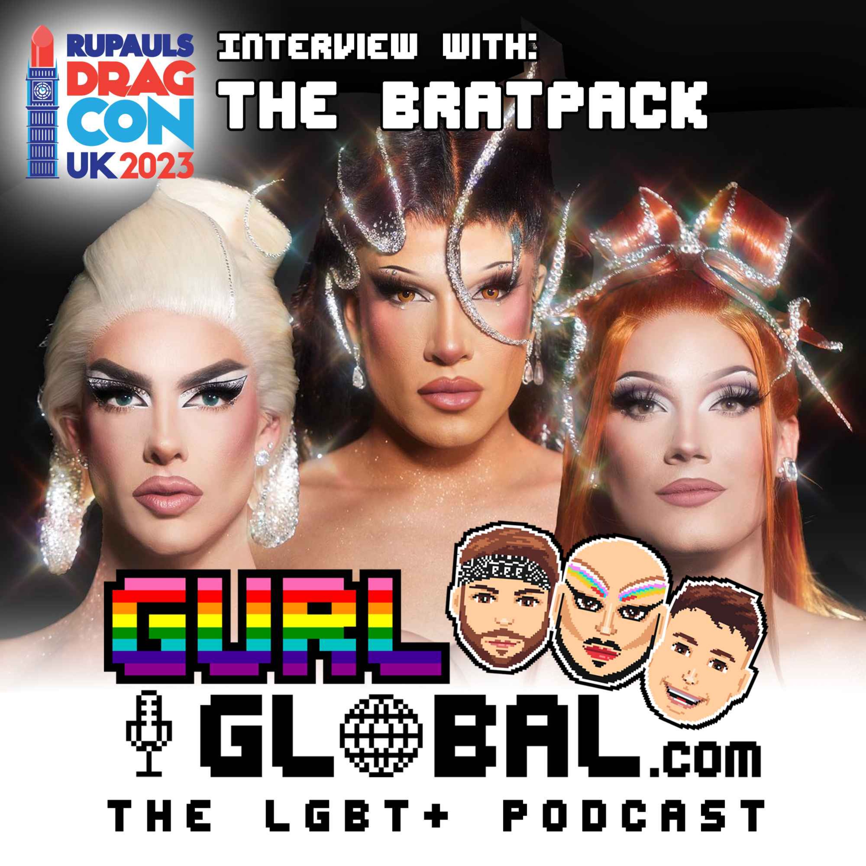 Drag Con UK 2023 - Thotter Stu interviews The Bratpack #GURL_DC4