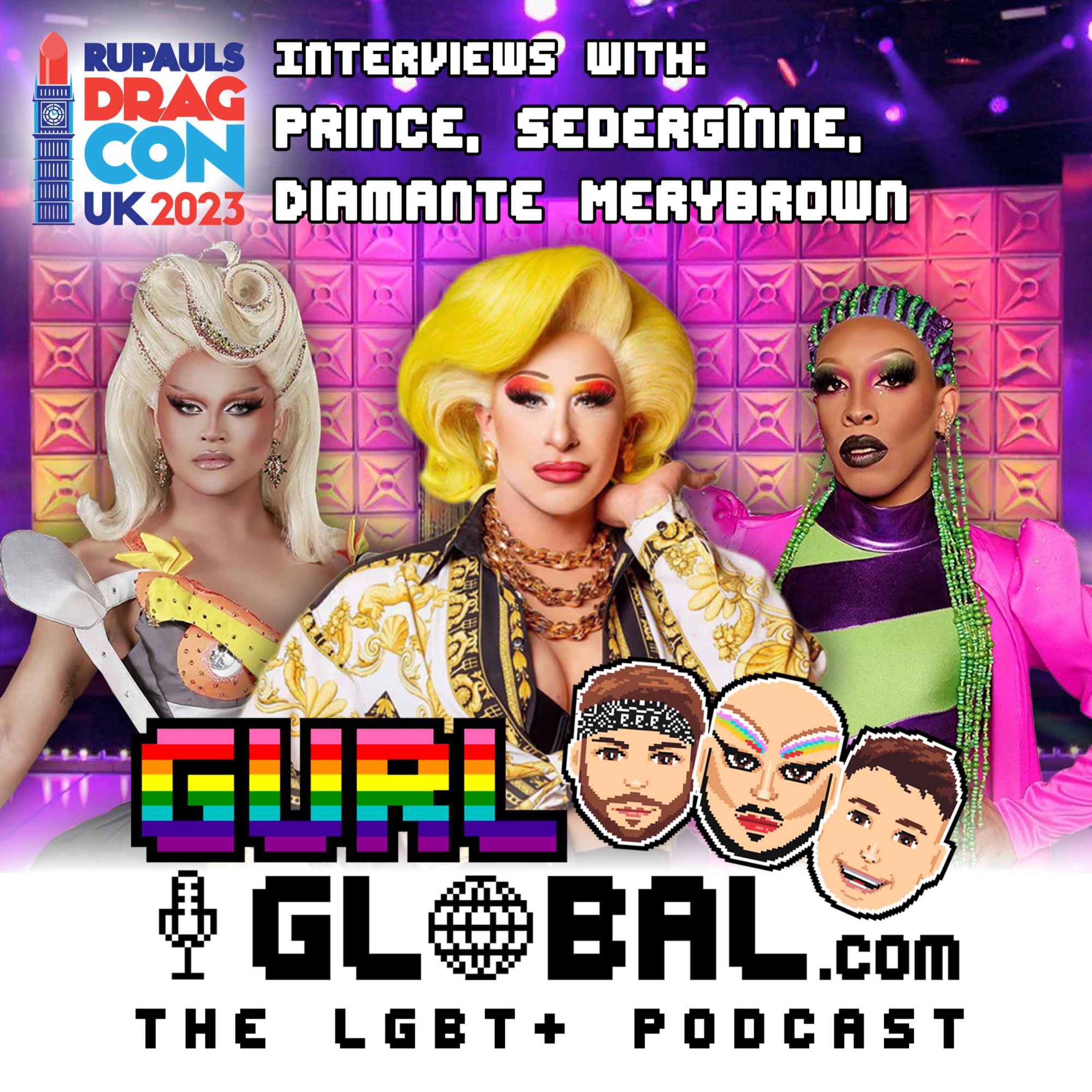 Drag Con UK 2023 - International Queens - Prince, Diamante Merybrown, Sederginne #GURL_DC5