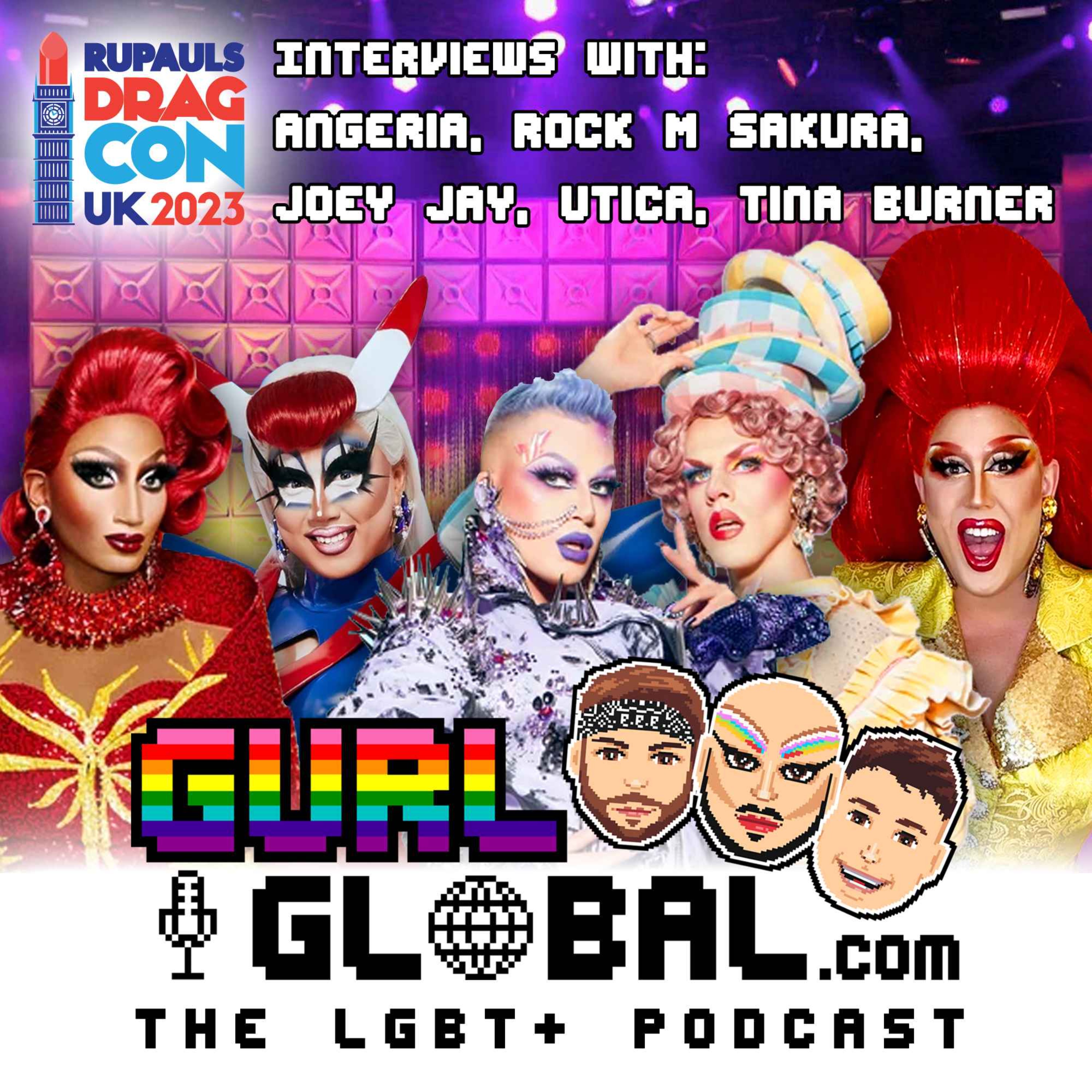 Drag Con UK 2023 - US Takeover - Angeria Paris Van Michaels, Rock M Sakura, Joey Jay & Utica Queen, Tina Burner #GURL_DC8