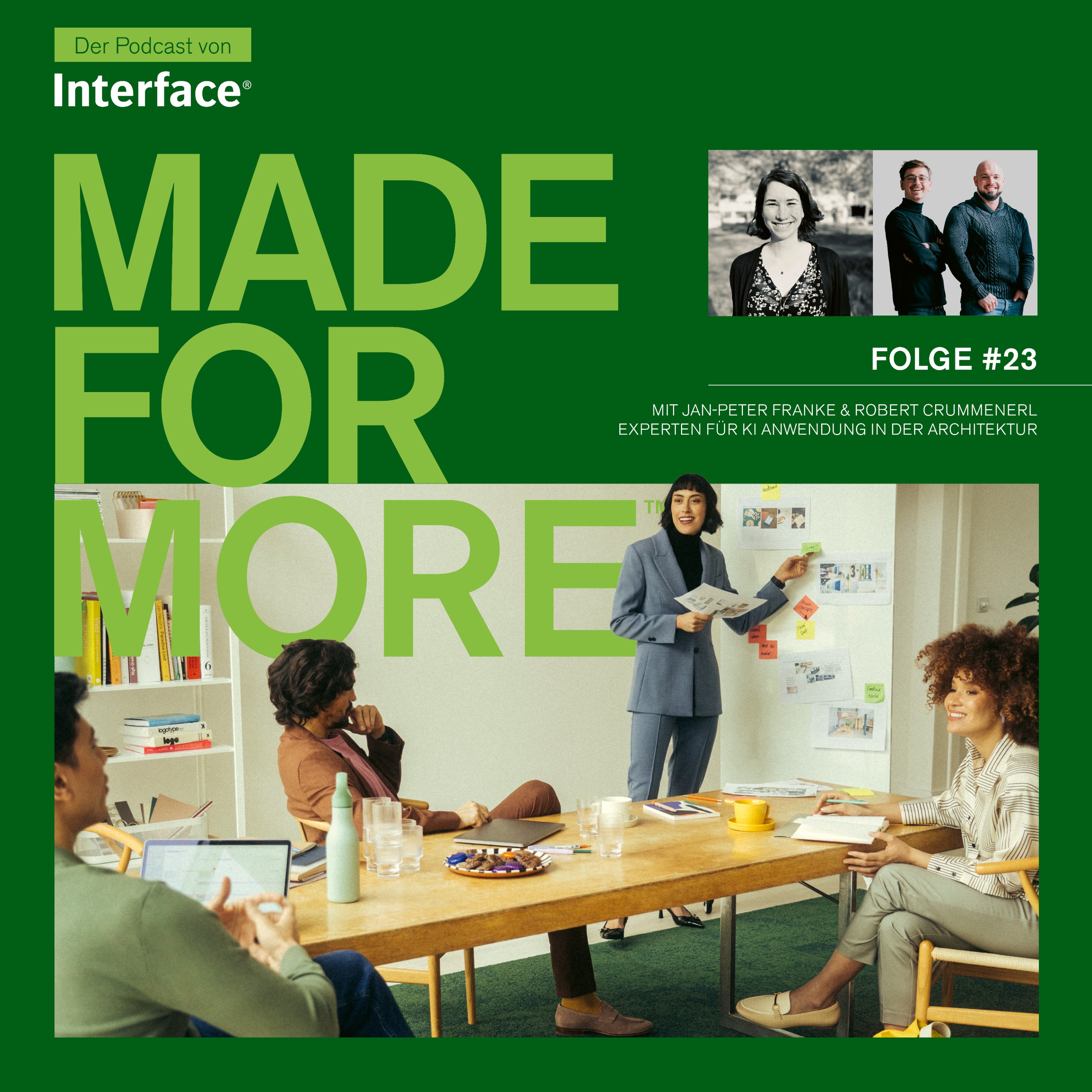 Folge #23 mit Jan-Peter Franke & Robert Crummenerl // Umgang mit KI in der Architektur episode artwork