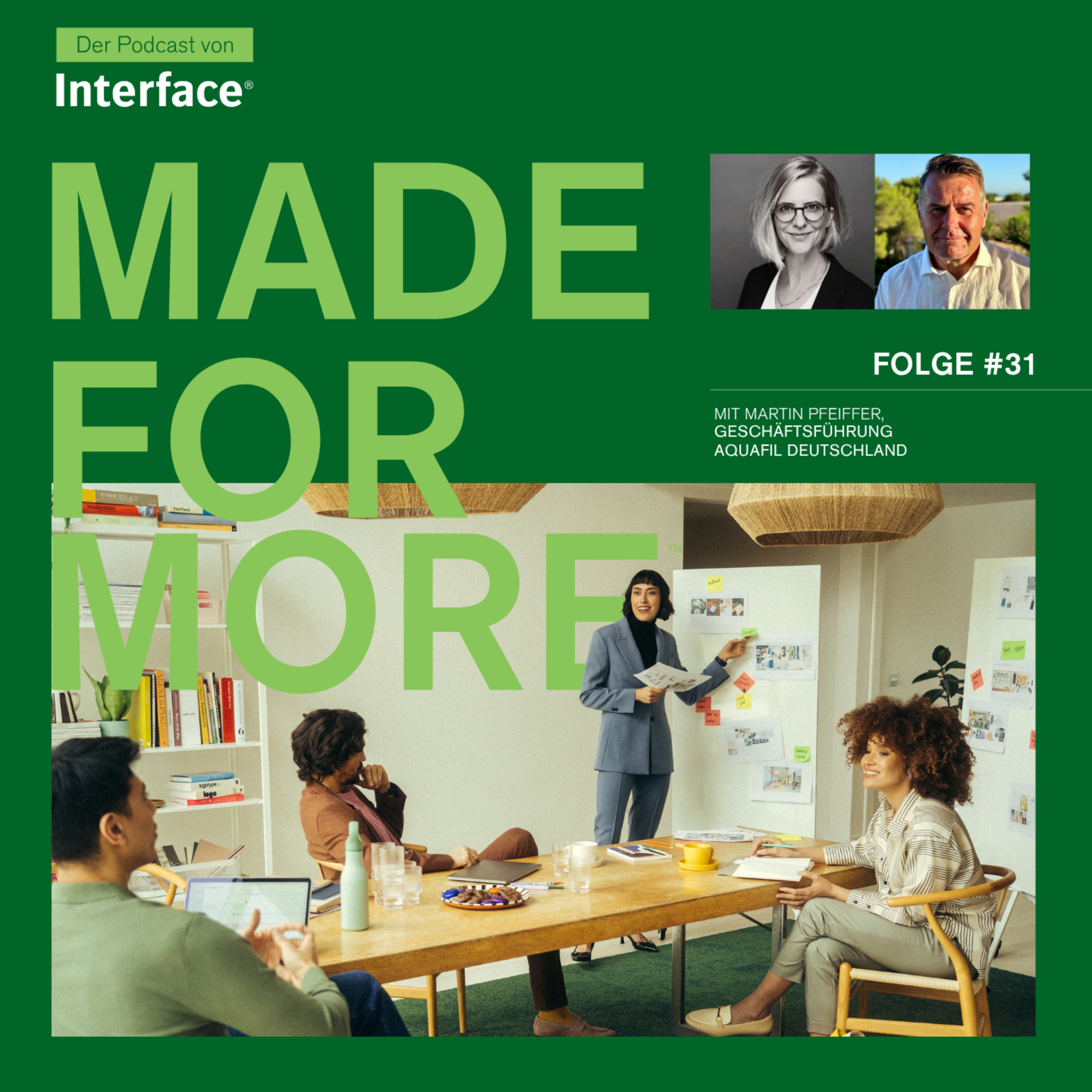 Folge #31 - mit Martin Pfeiffer // Interface x Aquafil, zwei Visionäre welche die Branche revolutionierten episode artwork