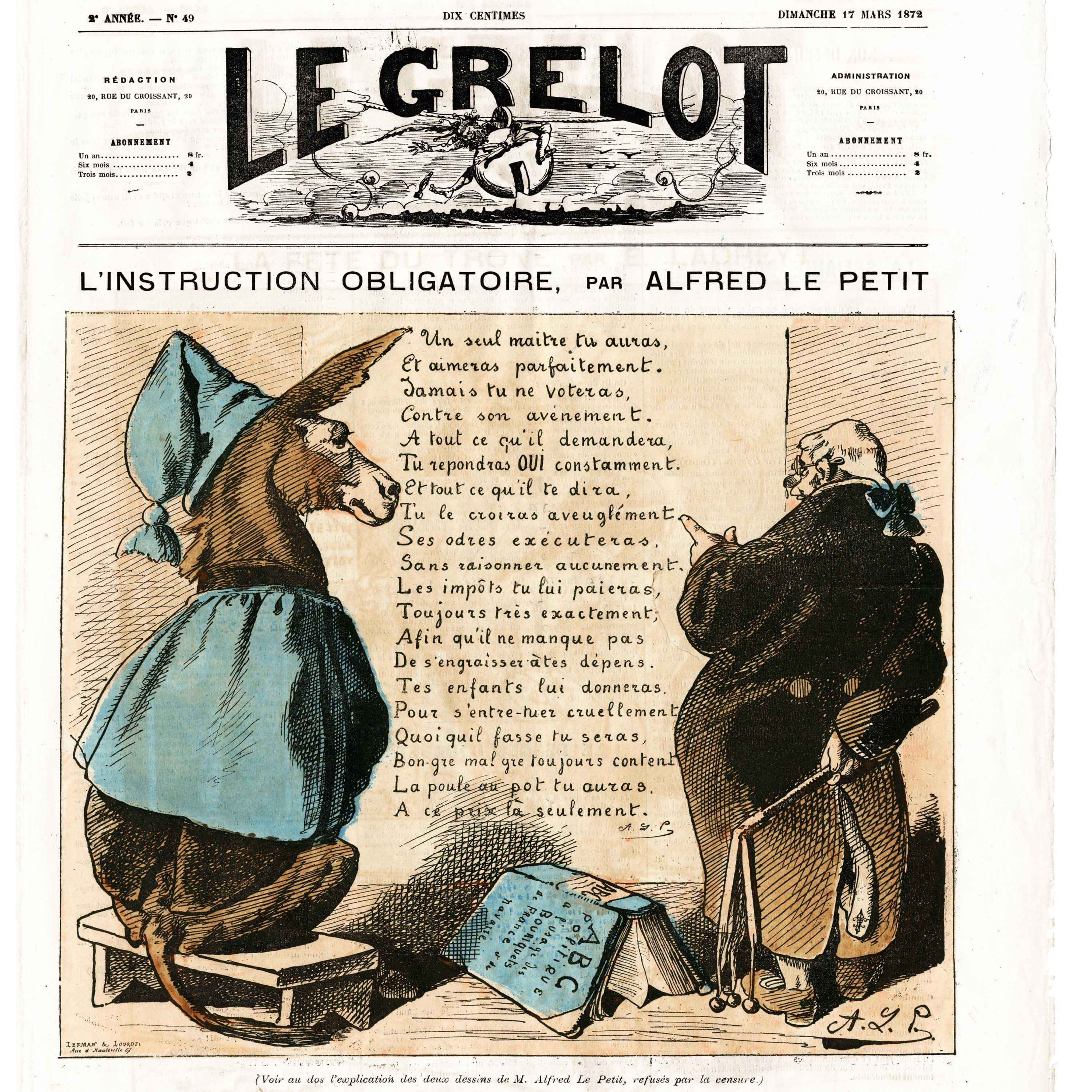 cover art for Alfred Le Petit, un Levalloisien irrévérencieux
