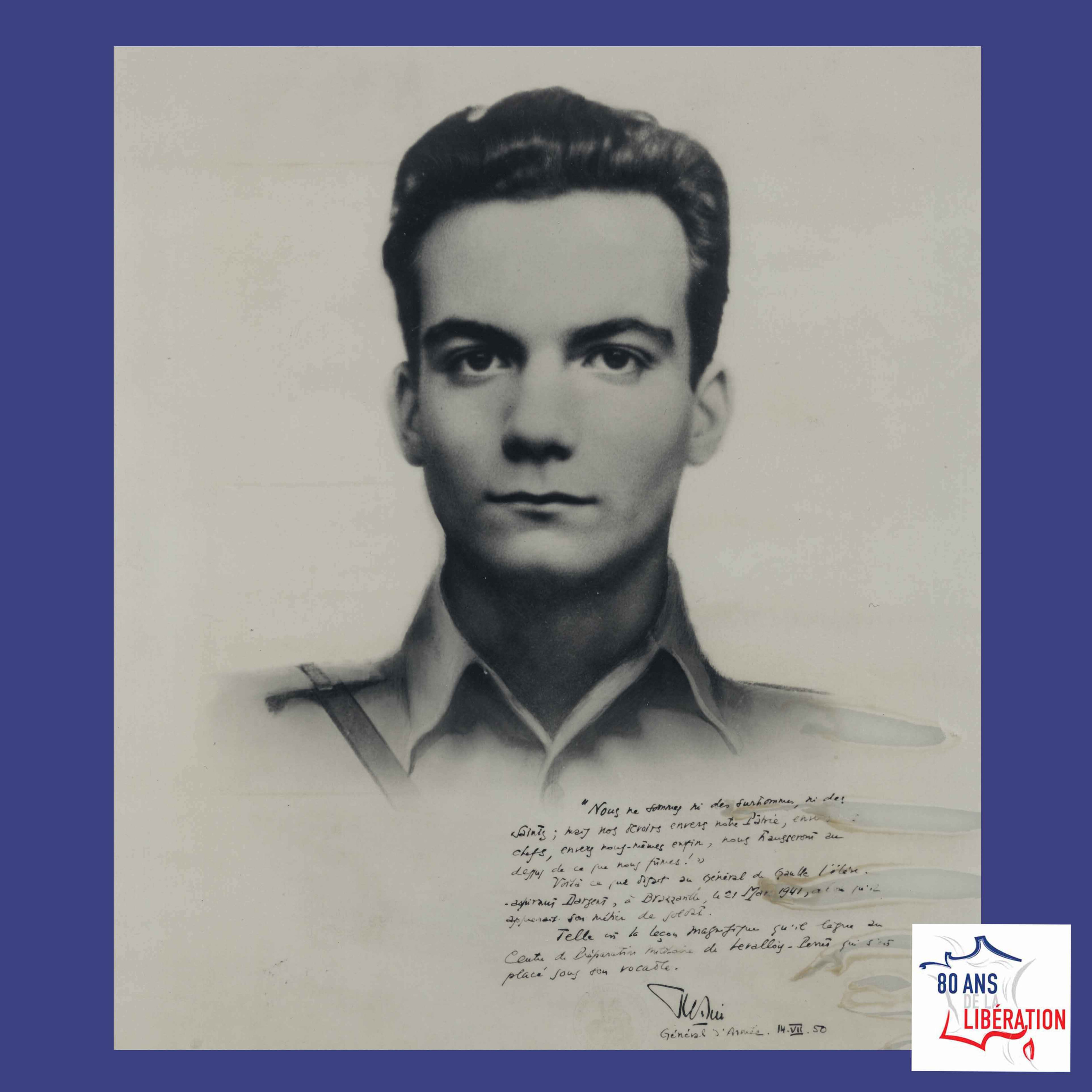 Pierre Dargent, un des héros de Bir-Hakeim