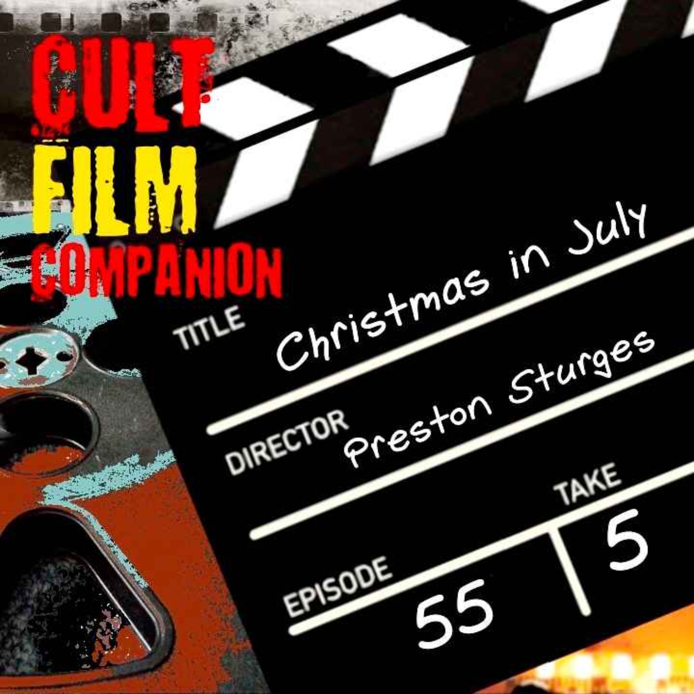 cover art for Ep. 55 Christmas in July directed by Preston Sturges