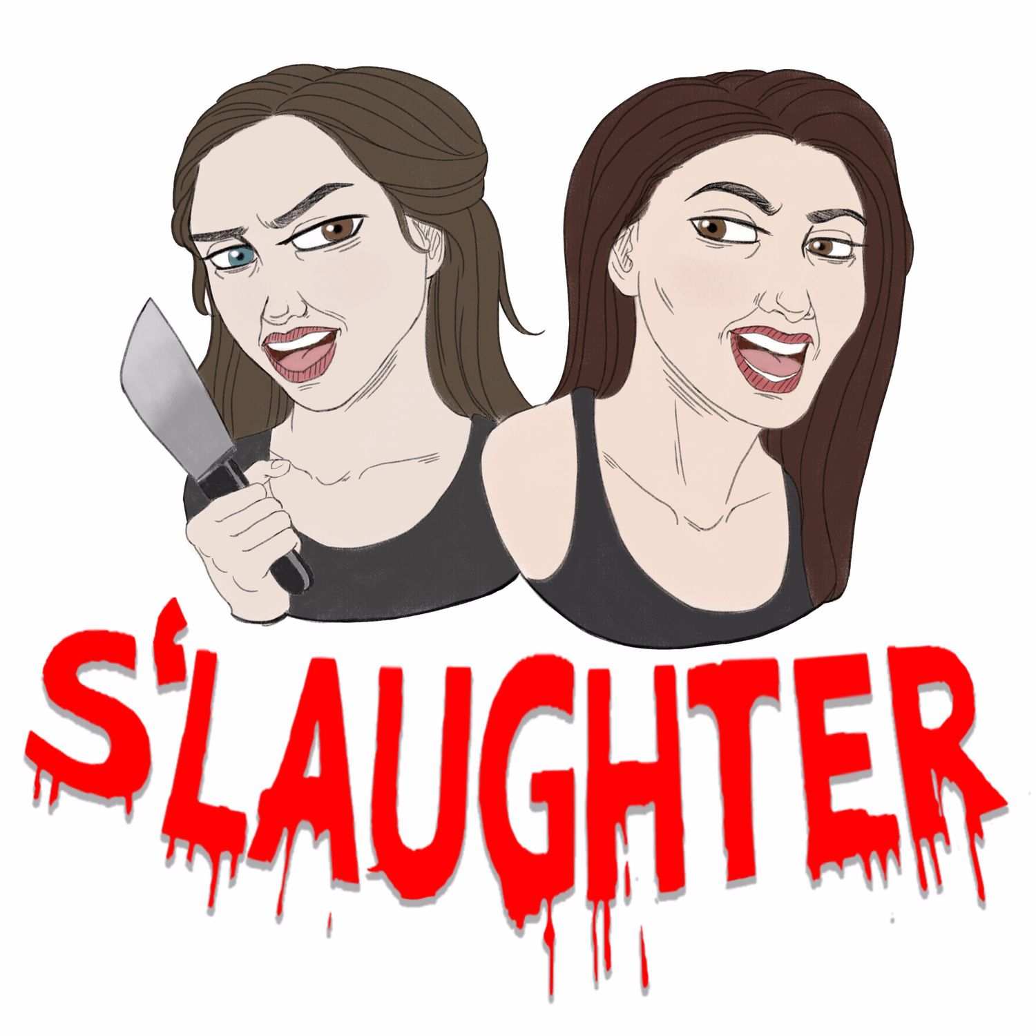 logo of podcast S'laughter: True Crime Podcast