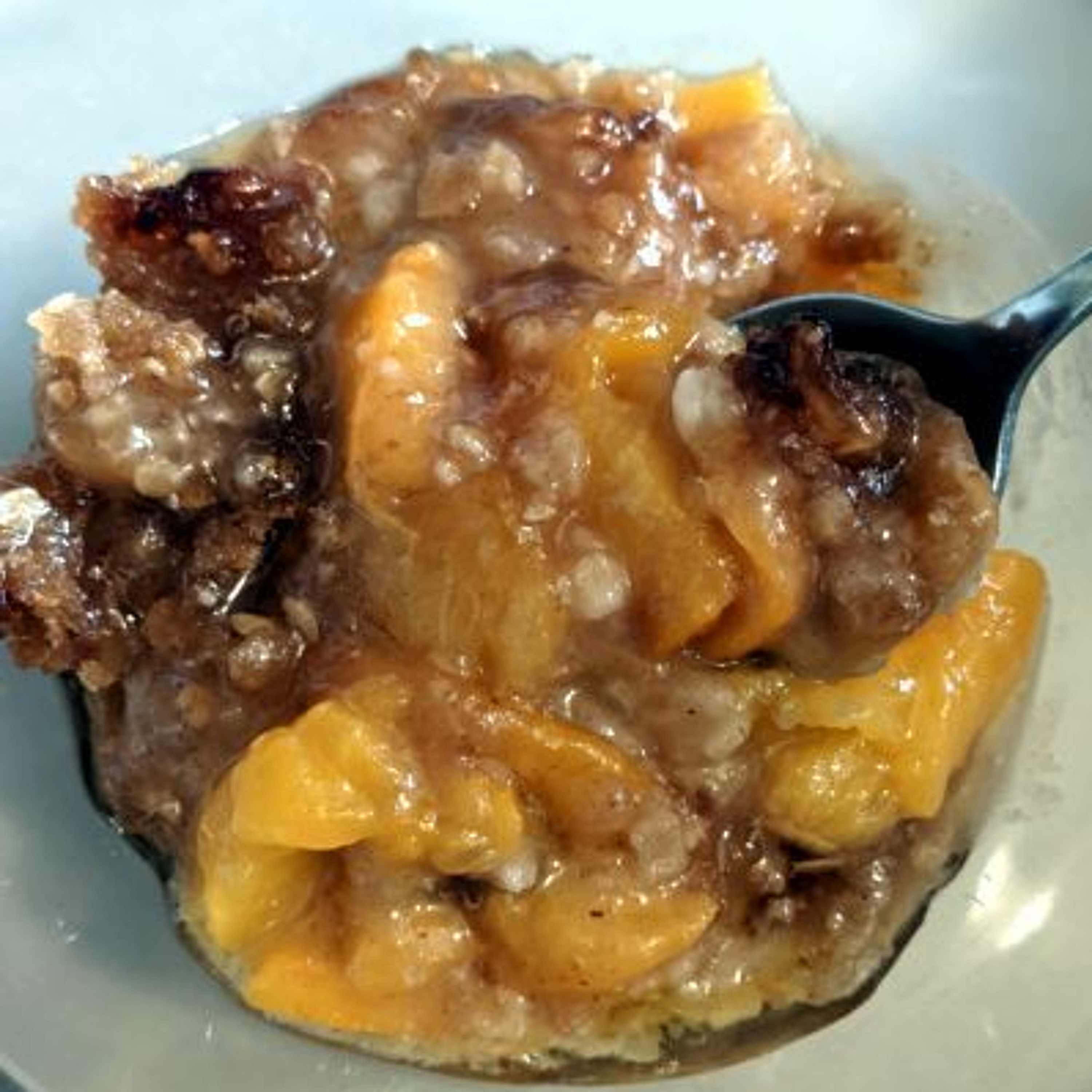 Juicy Peach Crisp is BETTER for National Peach Cobbler Day.