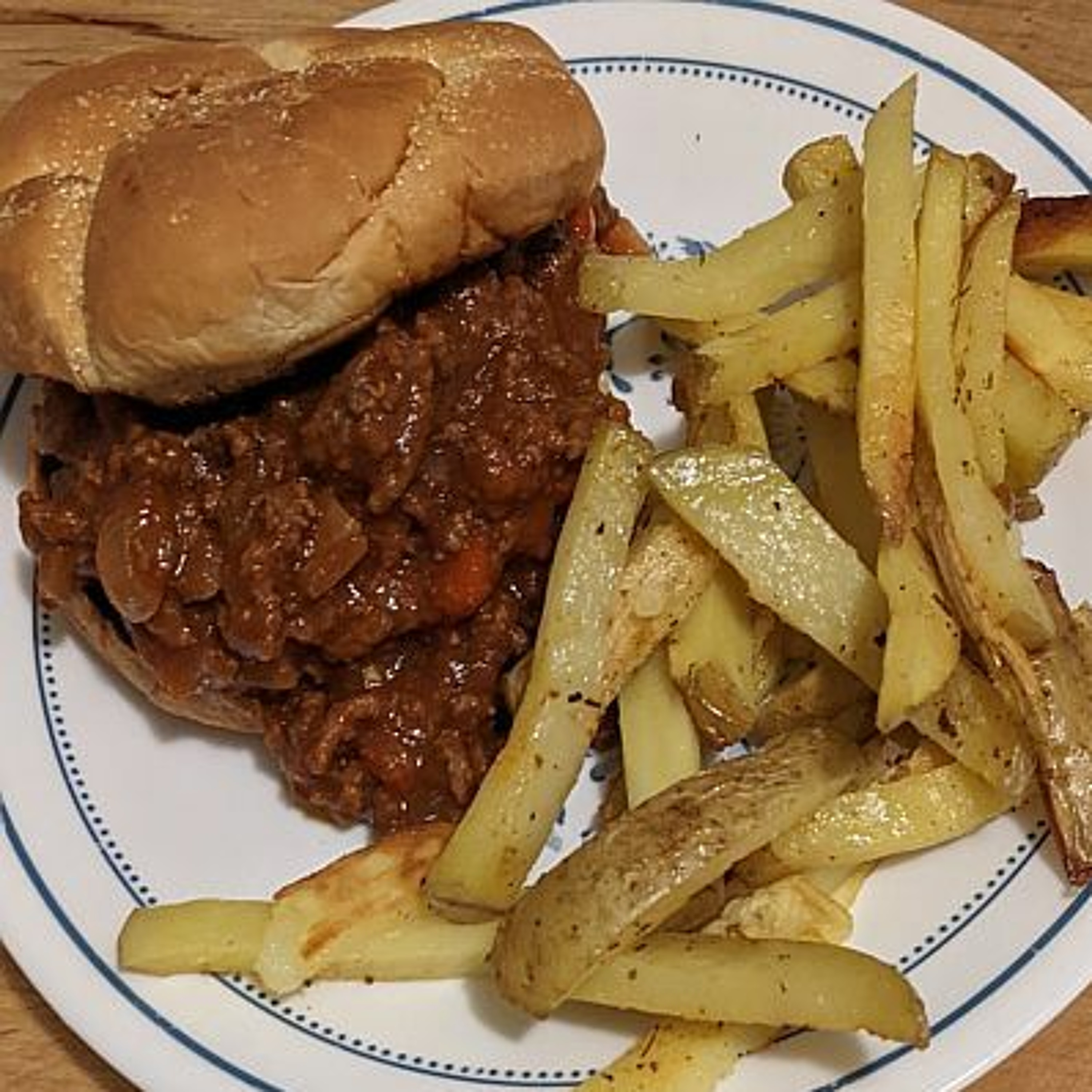 Sloppy Joes & Oven Fries