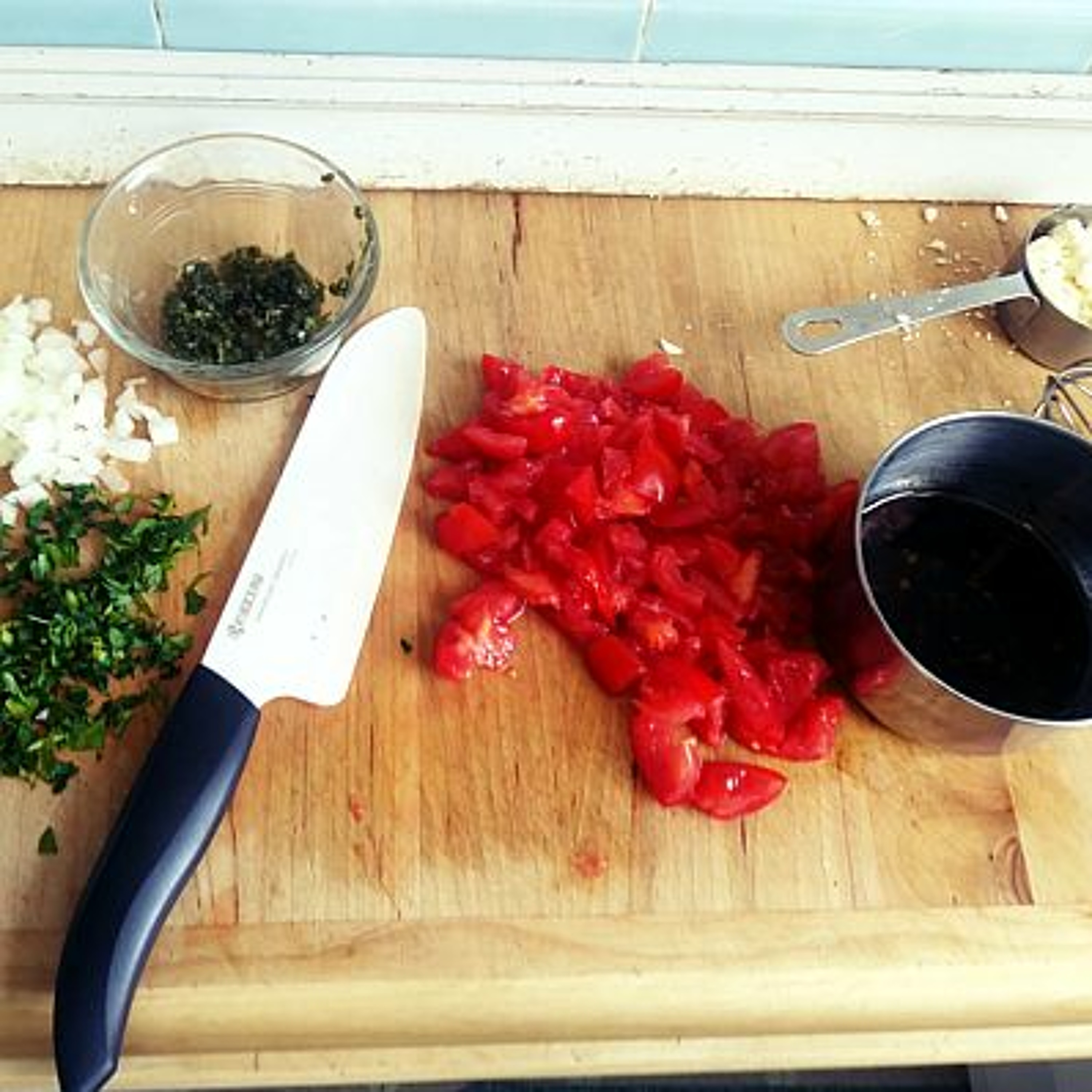 Farro Salad: Tomatoes, Feta, Herbs, Vinaigrette