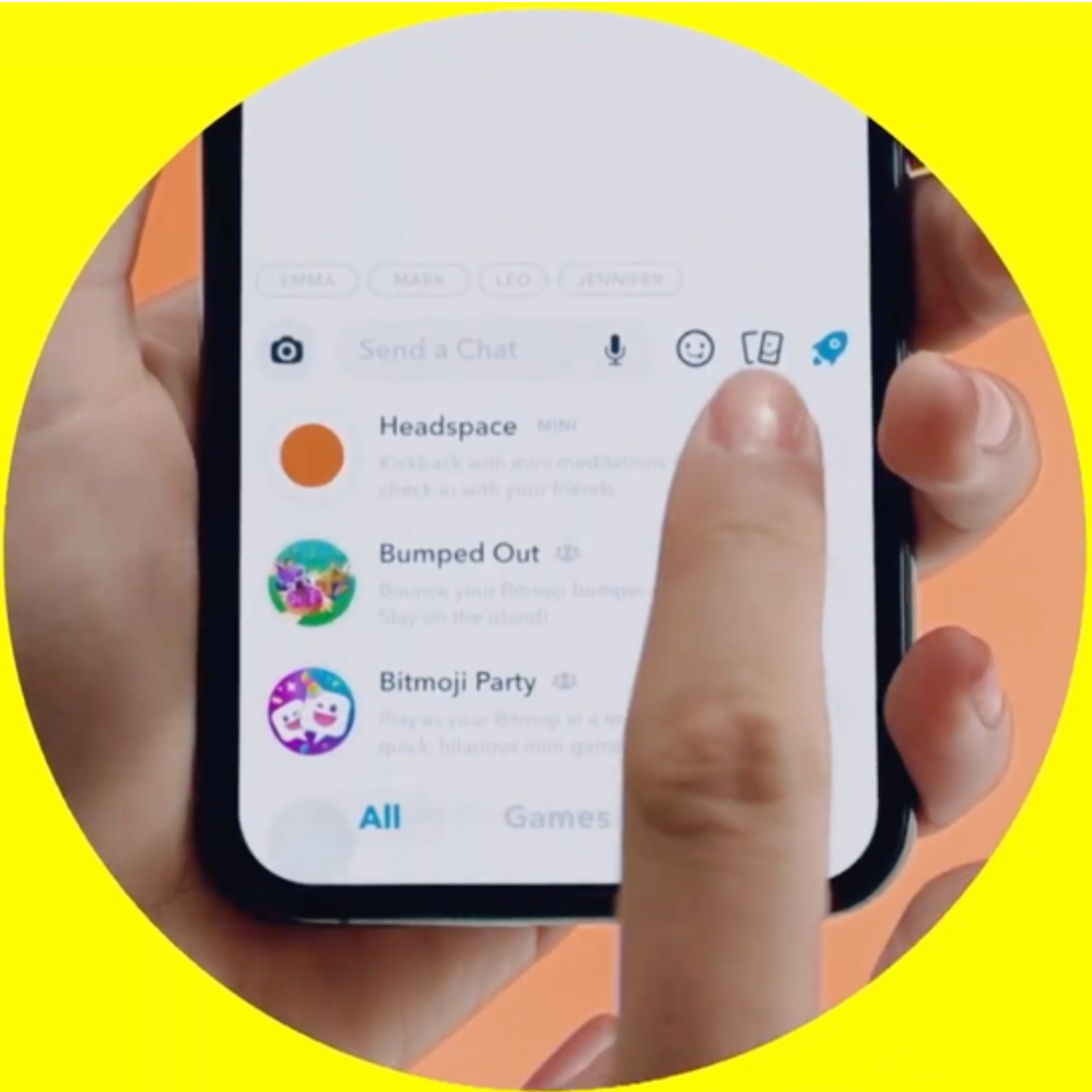 Avec les Snap Minis Snapchat démarre une mue en super-application