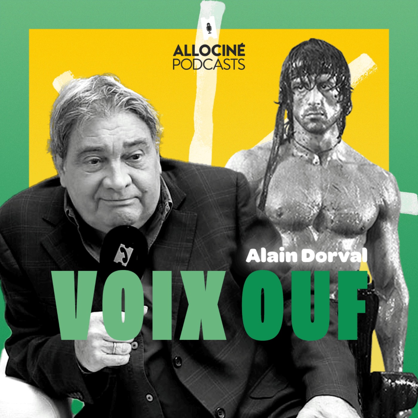 Alain Dorval, VF de Stallone, cogne comme Rocky au micro de Voix Ouf !