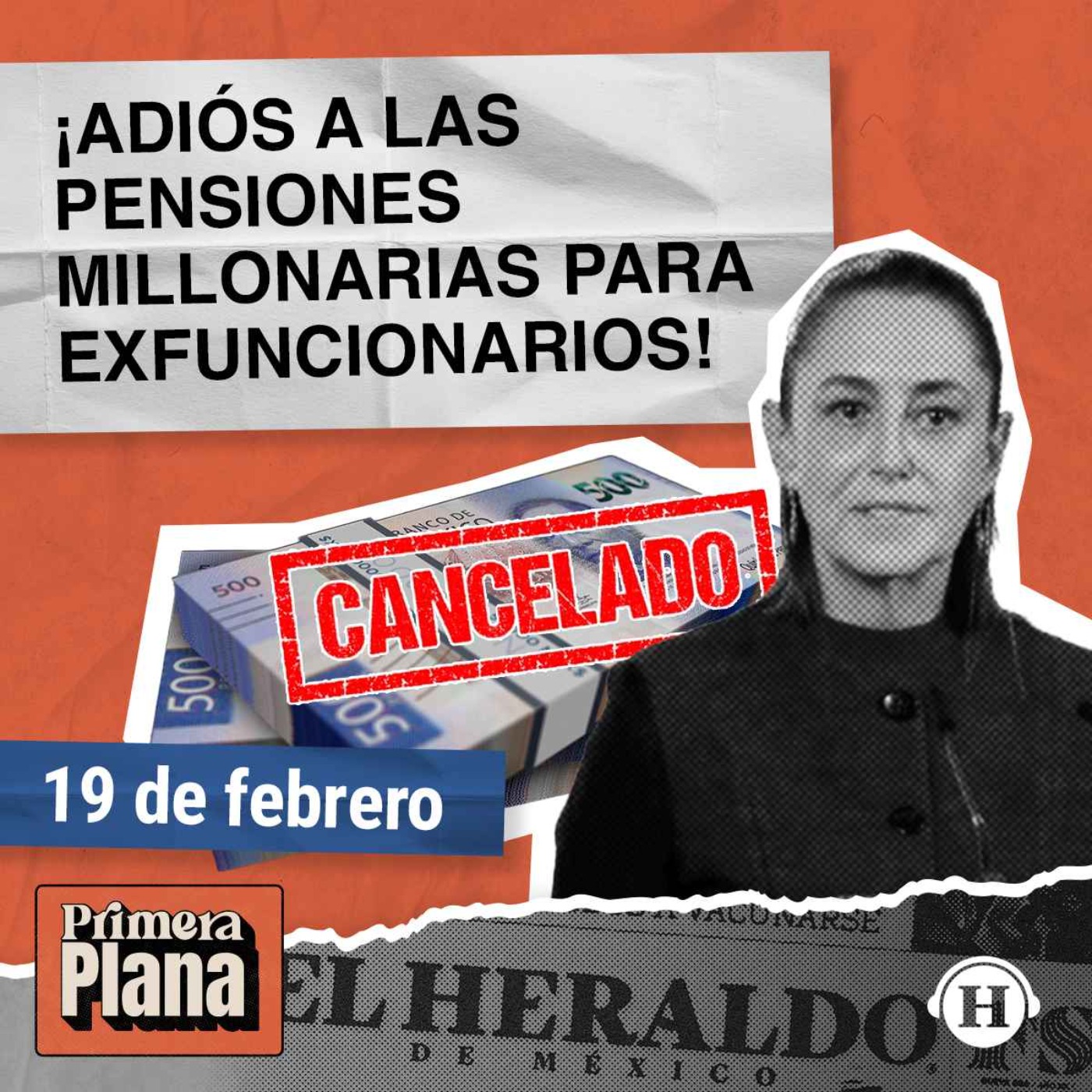 Sheinbaum pide eliminar pensiones millonarias a exfuncionarios episode artwork