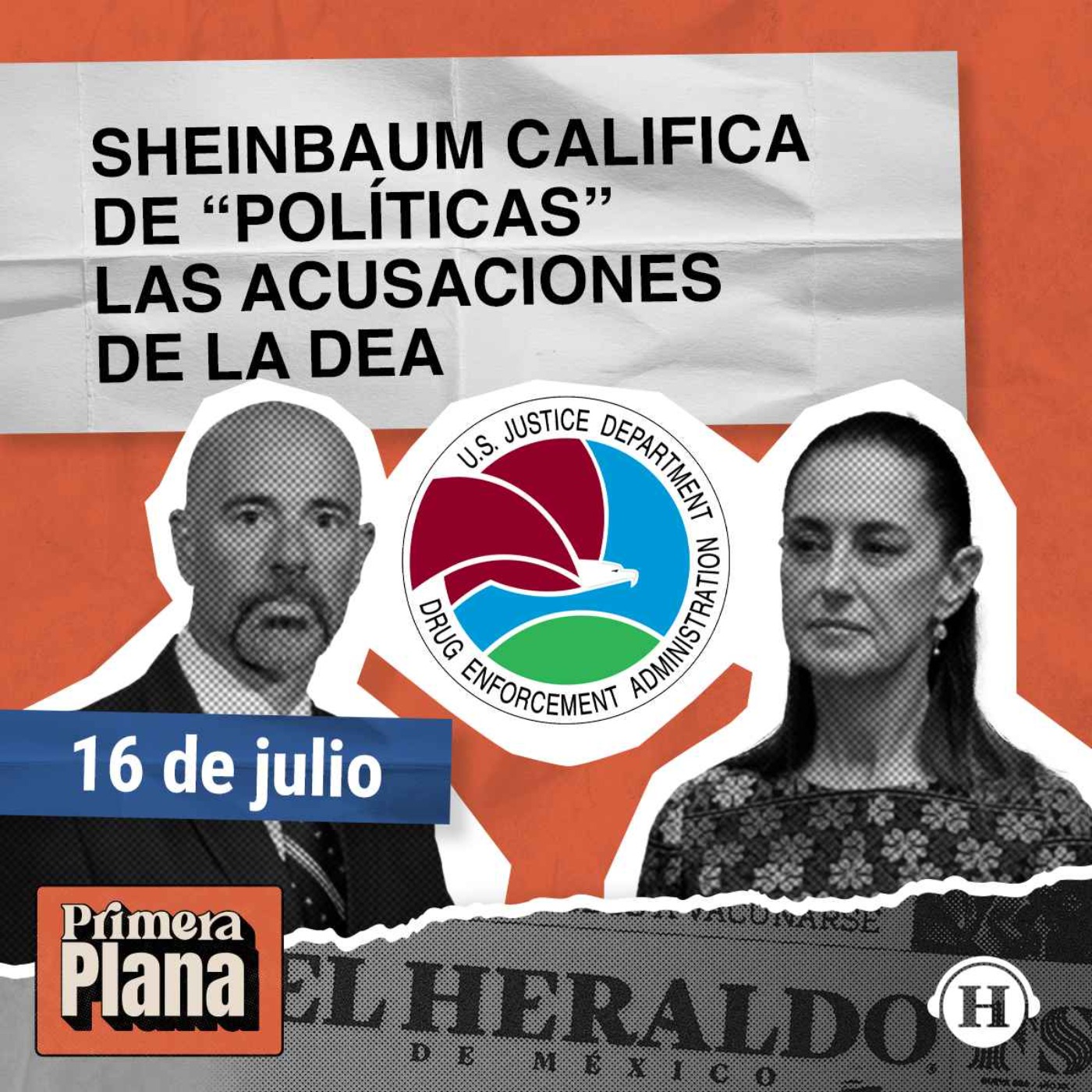 Claudia Sheinbaum frena acusaciones de la DEA sobre nexos con el crimen episode artwork