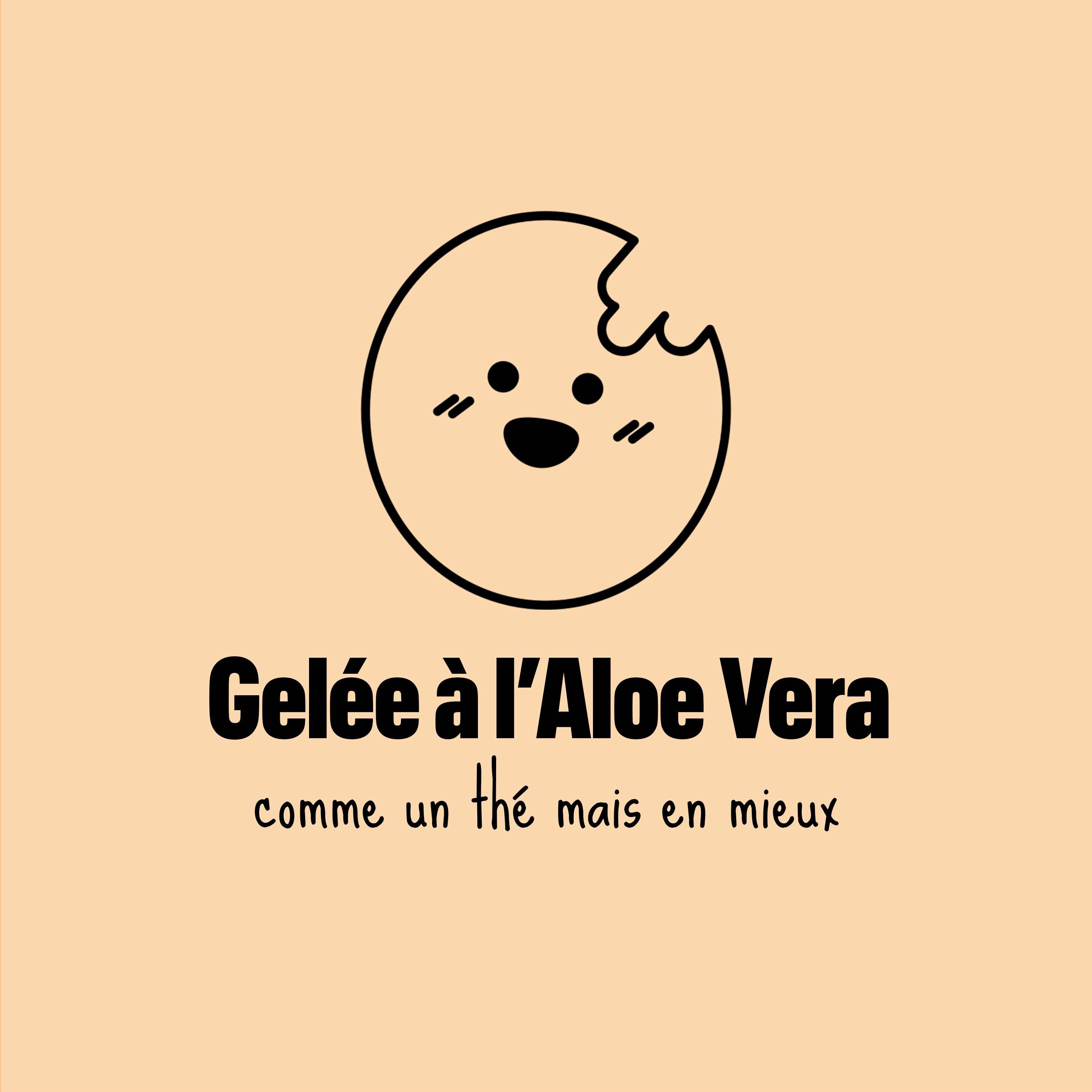 La gelée à l'aloe vera en guise de thé