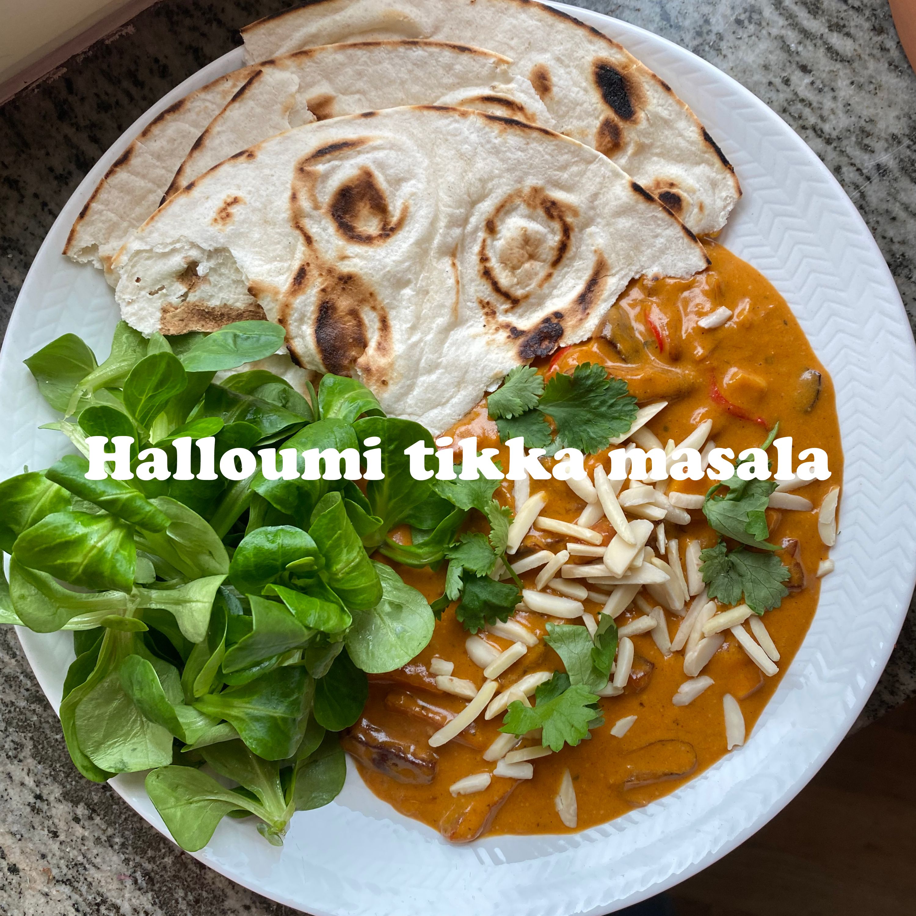 cover art for Halloumi tikka masala
