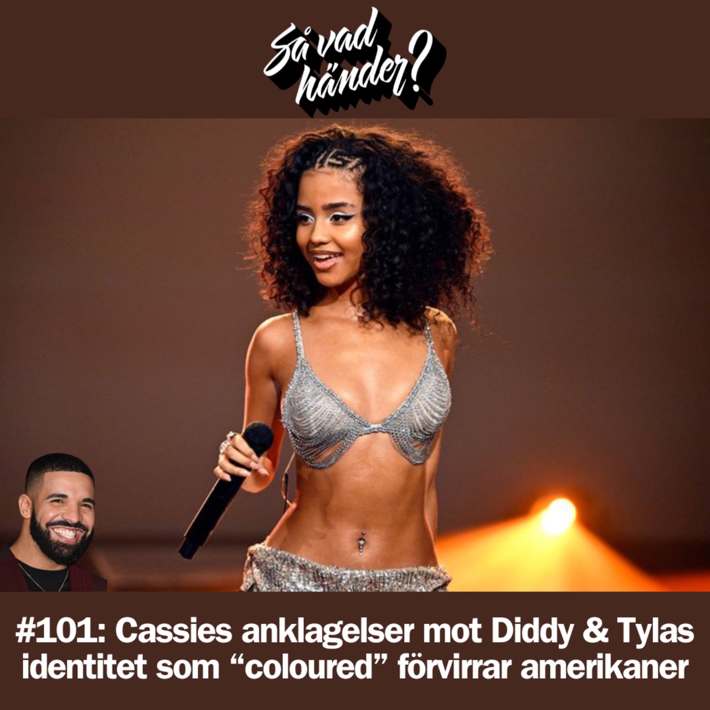 cover art for #101: Cassies anklagelser mot Diddy & Tylas identitet som “coloured” förvirrar amerikaner