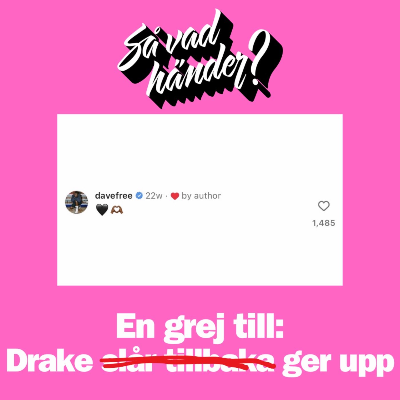 cover art for En grej till: Drake ger upp (reklamfri!)