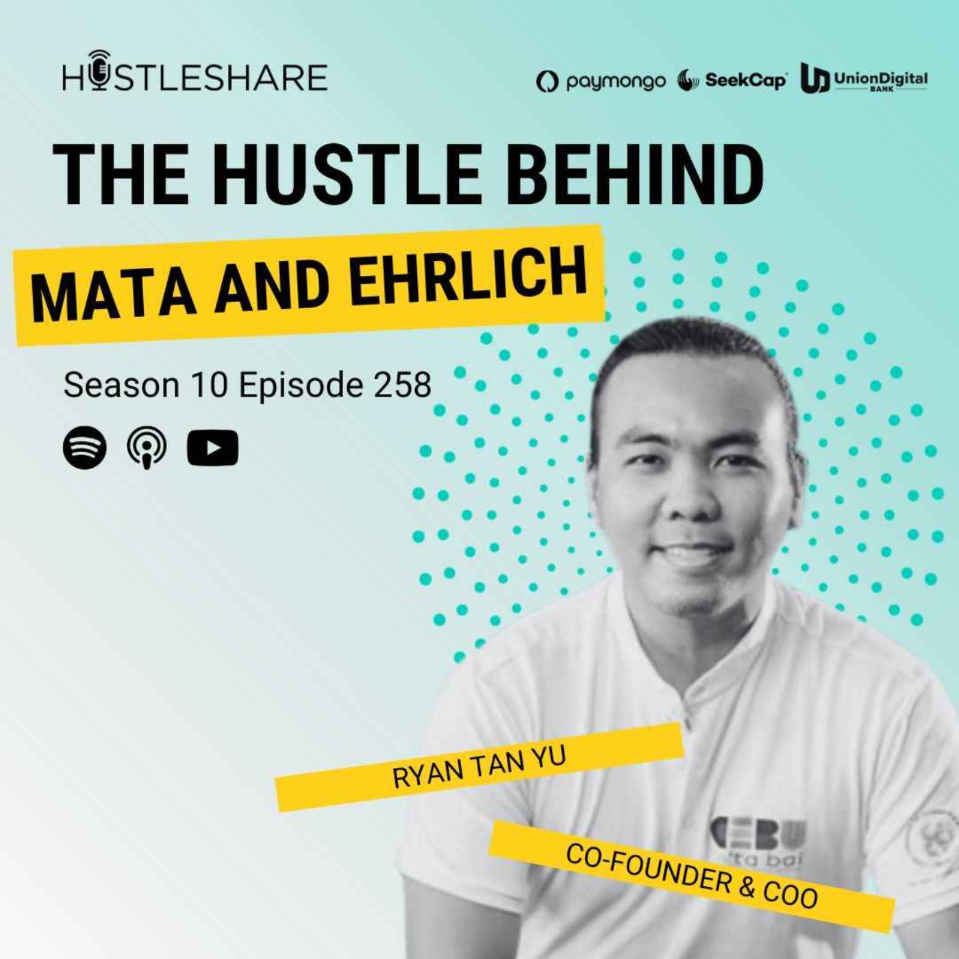cover art for Ryan Tan Yu - The Hustle Behind Mata and Ehrlich