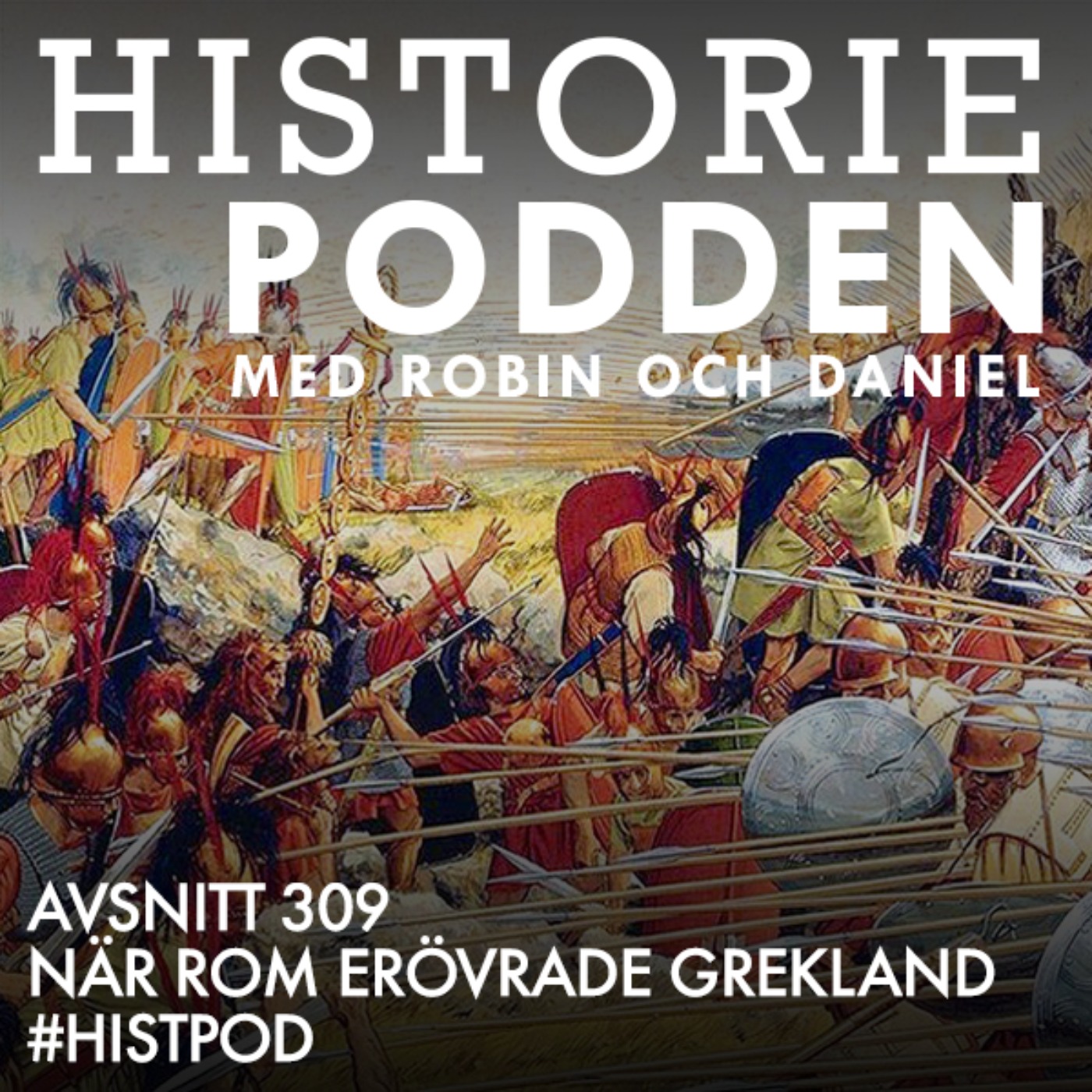 309. När Rom erövrade Grekland - podcast episode cover