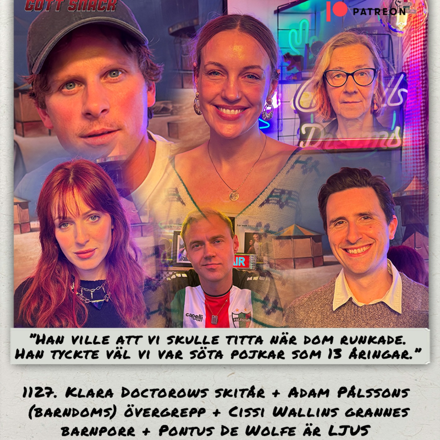 1127: DEL 1. Klara Doctorows skitår + Adam Pålssons (barndoms) övergrepp + Cissi Wallins granne visade barnporr + Pontus De Wolf