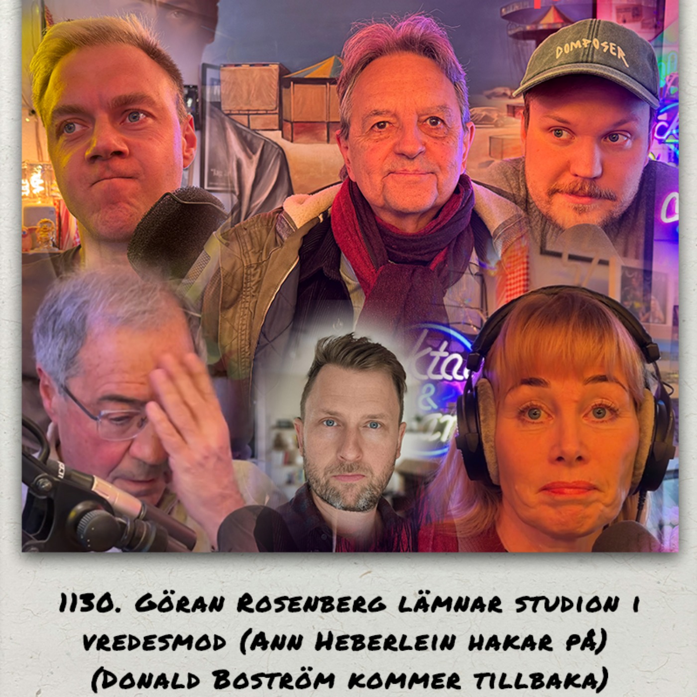 1130. DEL 2: Göran Rosenberg lämnar studion i vredesmod (Ann Heberlein hakar på) (Donald Boström kommer tillbaka) 1130. DEL 2: Göran Rosenberg lämnar studion i vredesmod (Ann Heberlein hakar på) (Donald Boström kommer tillbaka)