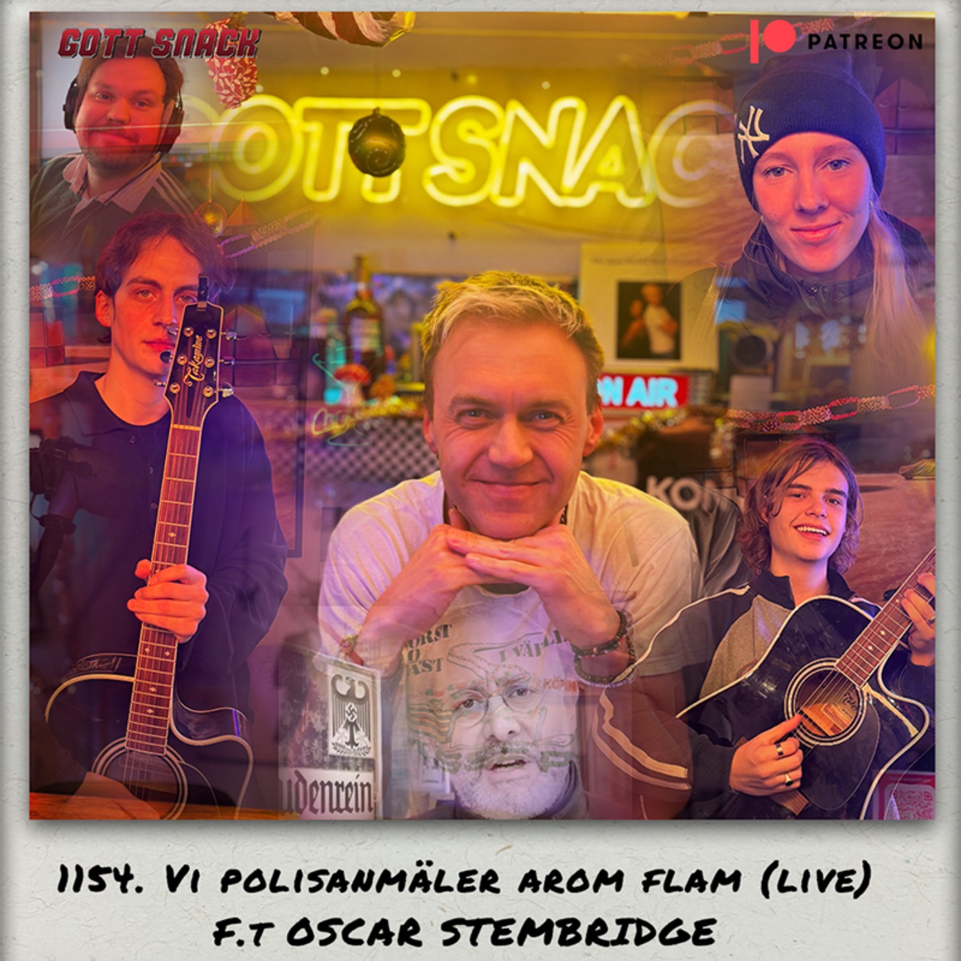 1154. DEL 2: Vi polisanmäler Aron Flam live ft. Oscar Stembridge