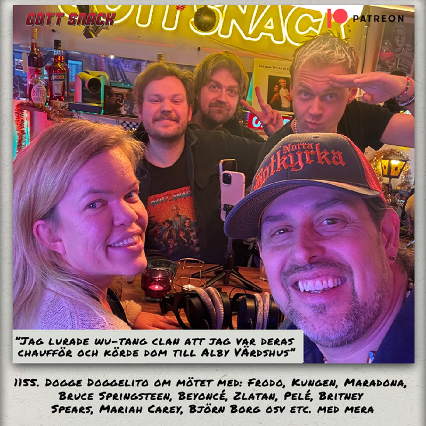 1155. DEL 2: Dogge Doggelito om mötet med: Frodo, Kungen, Maradona, Bruce Springsteen, Beyoncé, Zlatan, Pelé, Britney Spears, Mariah Carey osv etc. med mera