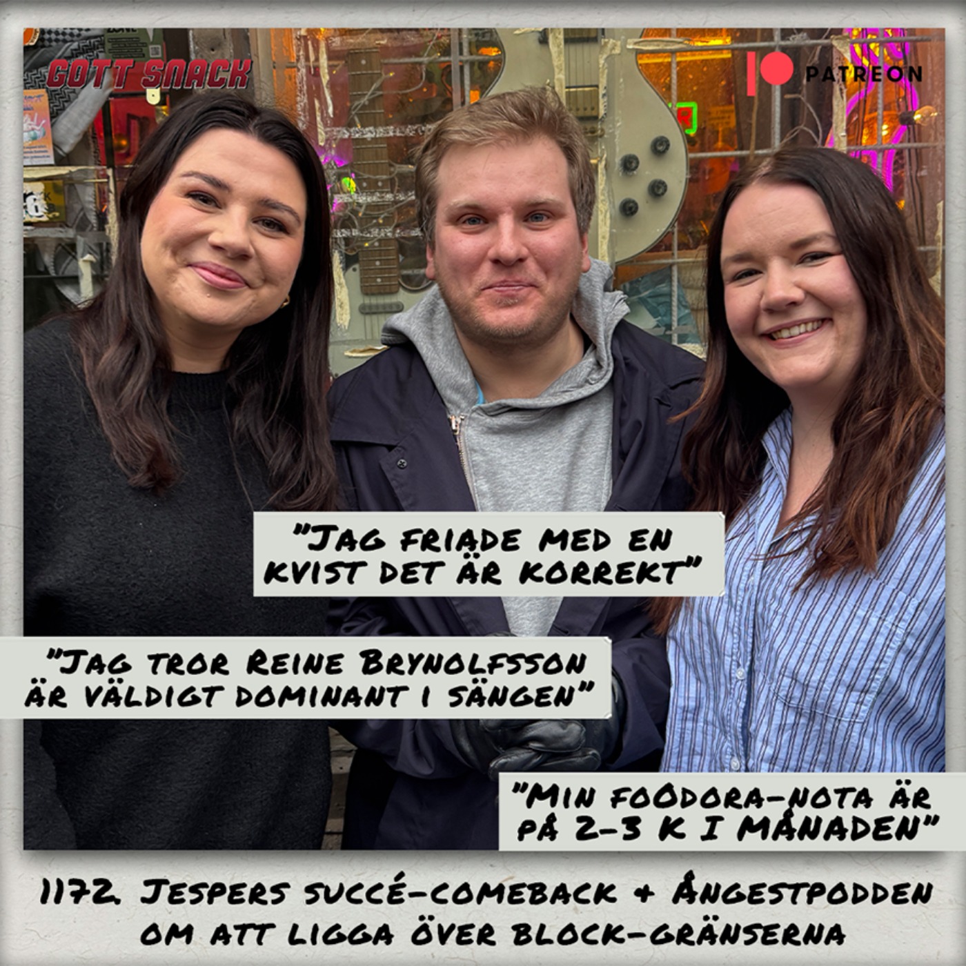 1172. DEL 1: Jespers succé-comeback & Ångestpodden om att ligga över block-gränserna