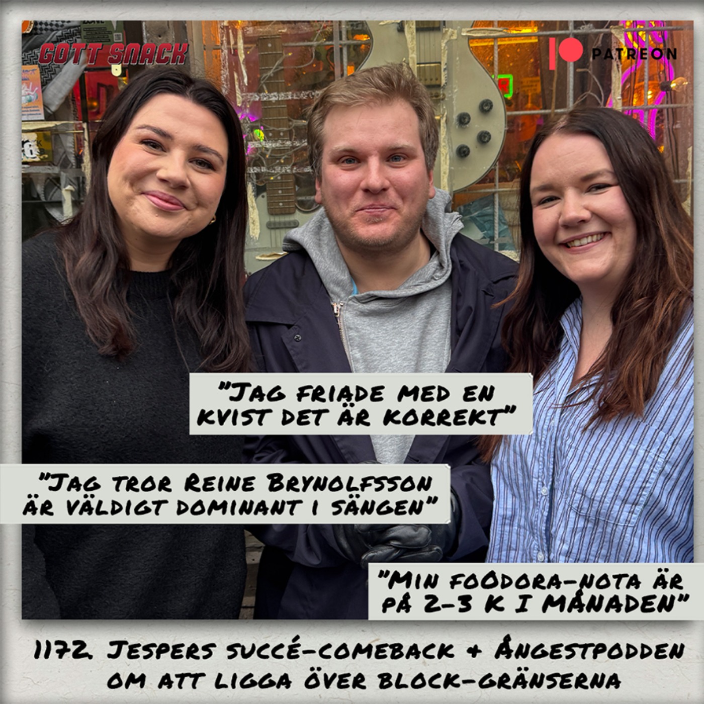 1172. DEL 2: Jespers succé-comeback & Ångestpodden om att ligga över block-gränserna