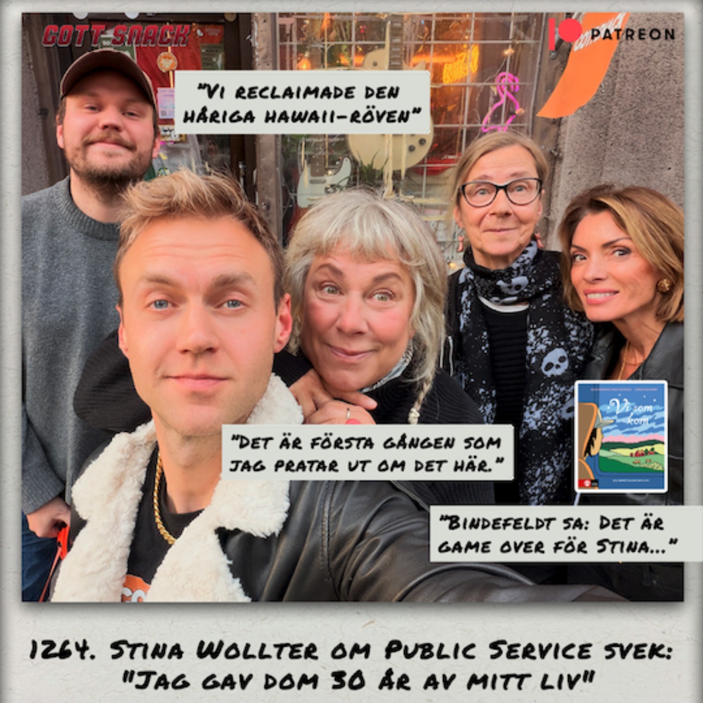 1264. Stina Wollter om Public Service svek: "Jag gav dom 30 år av mitt liv" episode artwork