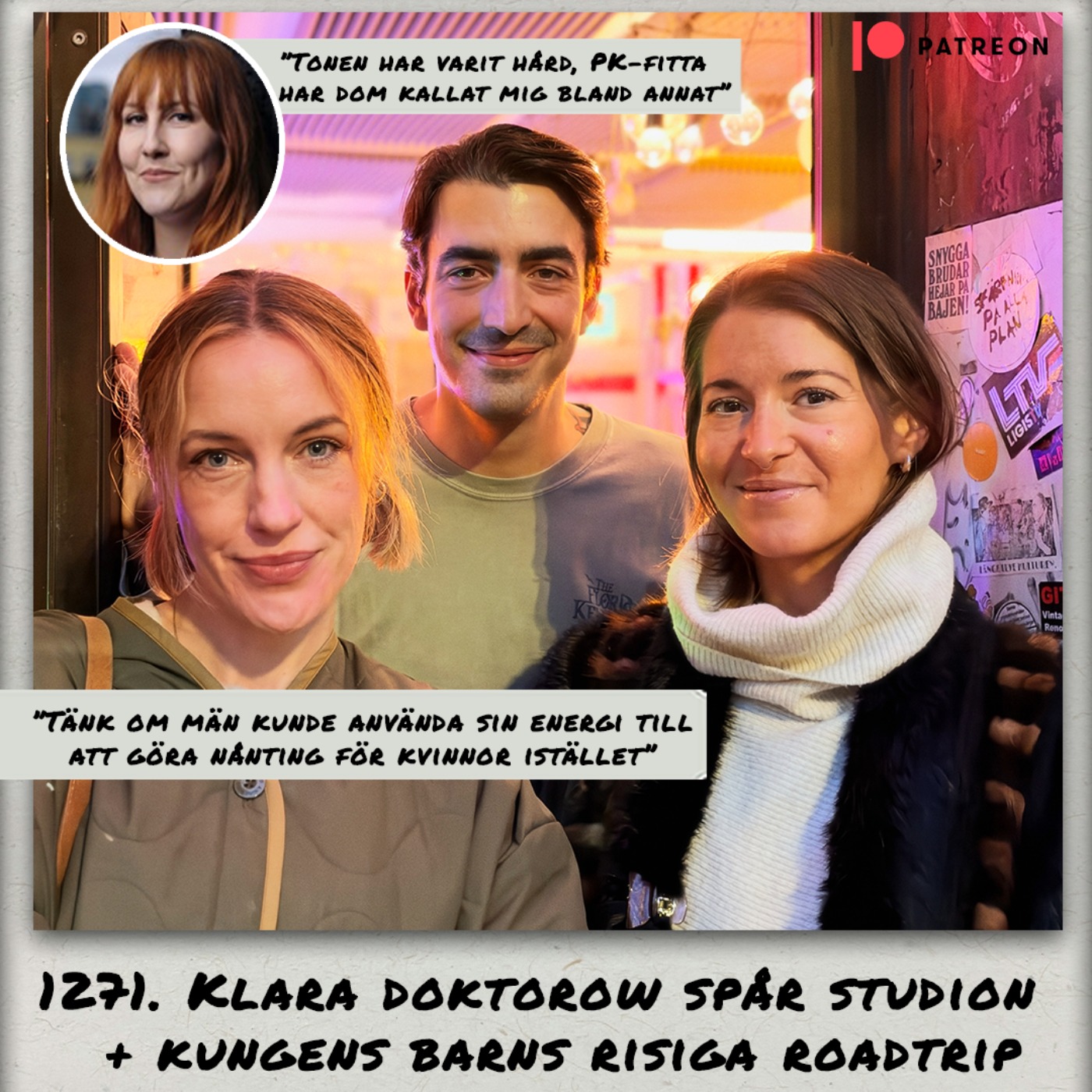 1271. Doktorow spår studion & Kungens barns risiga roadtrip