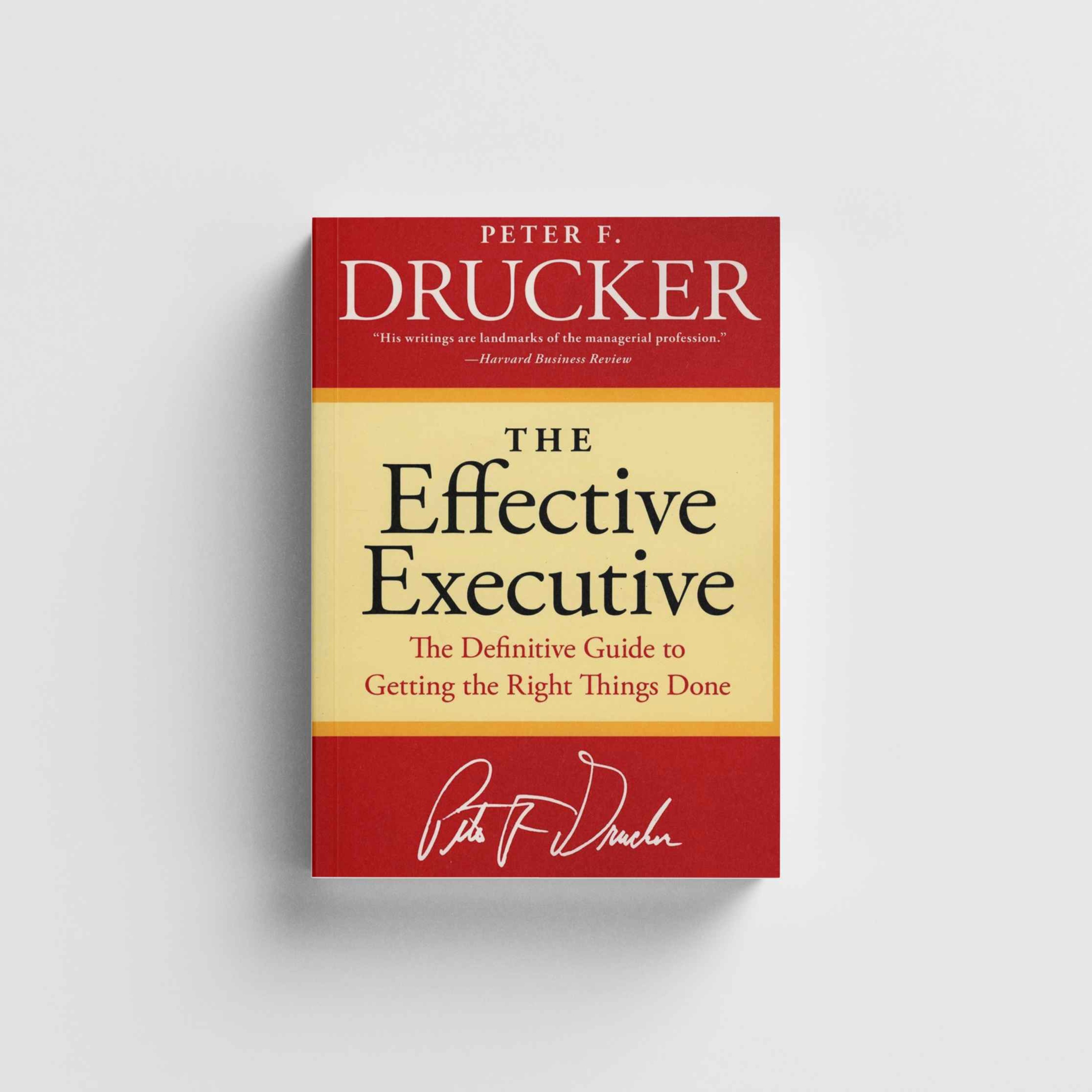 cover art for The Effective Executive