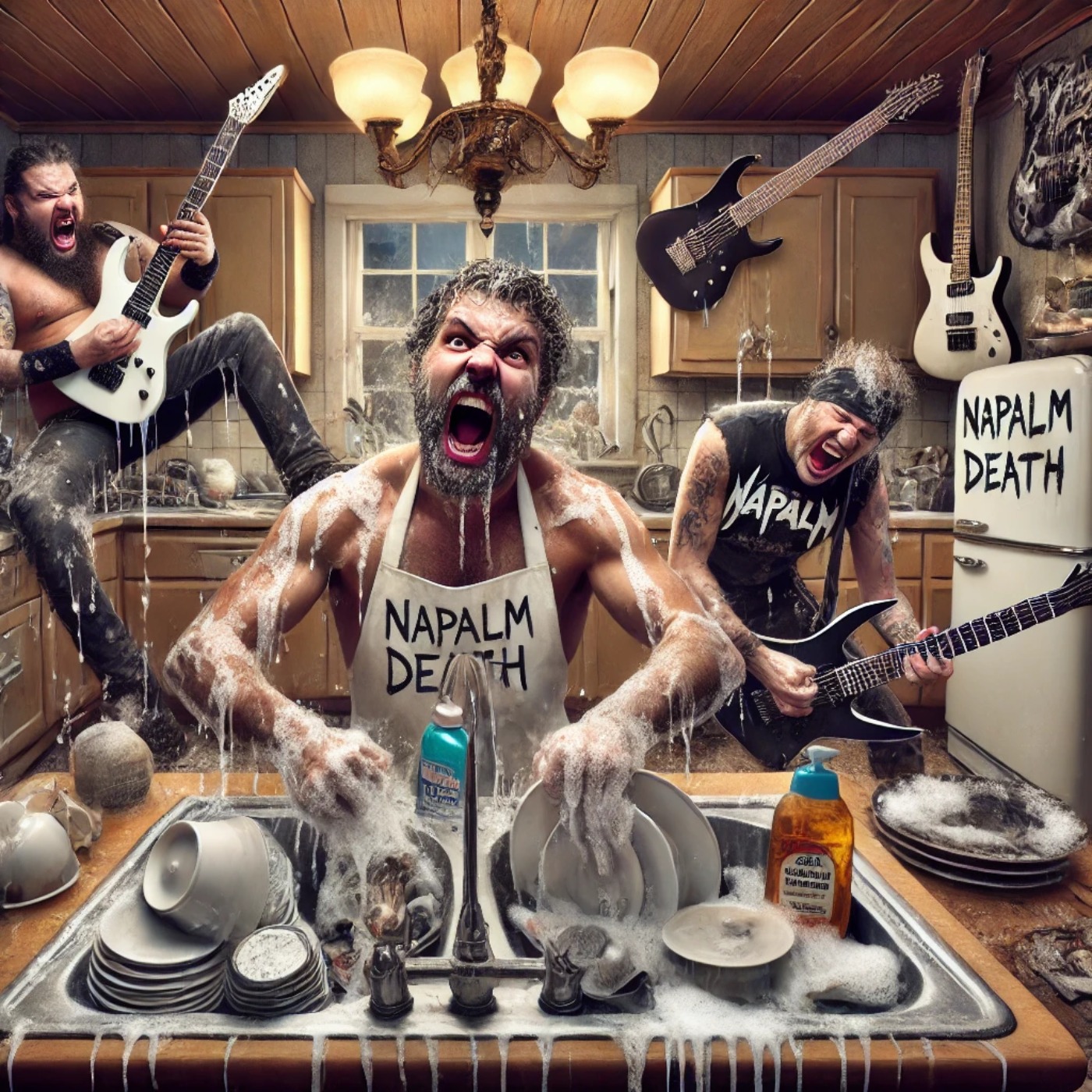 Doing The Dishes with Napalm Death (aka a way to use music to  focus like never before)