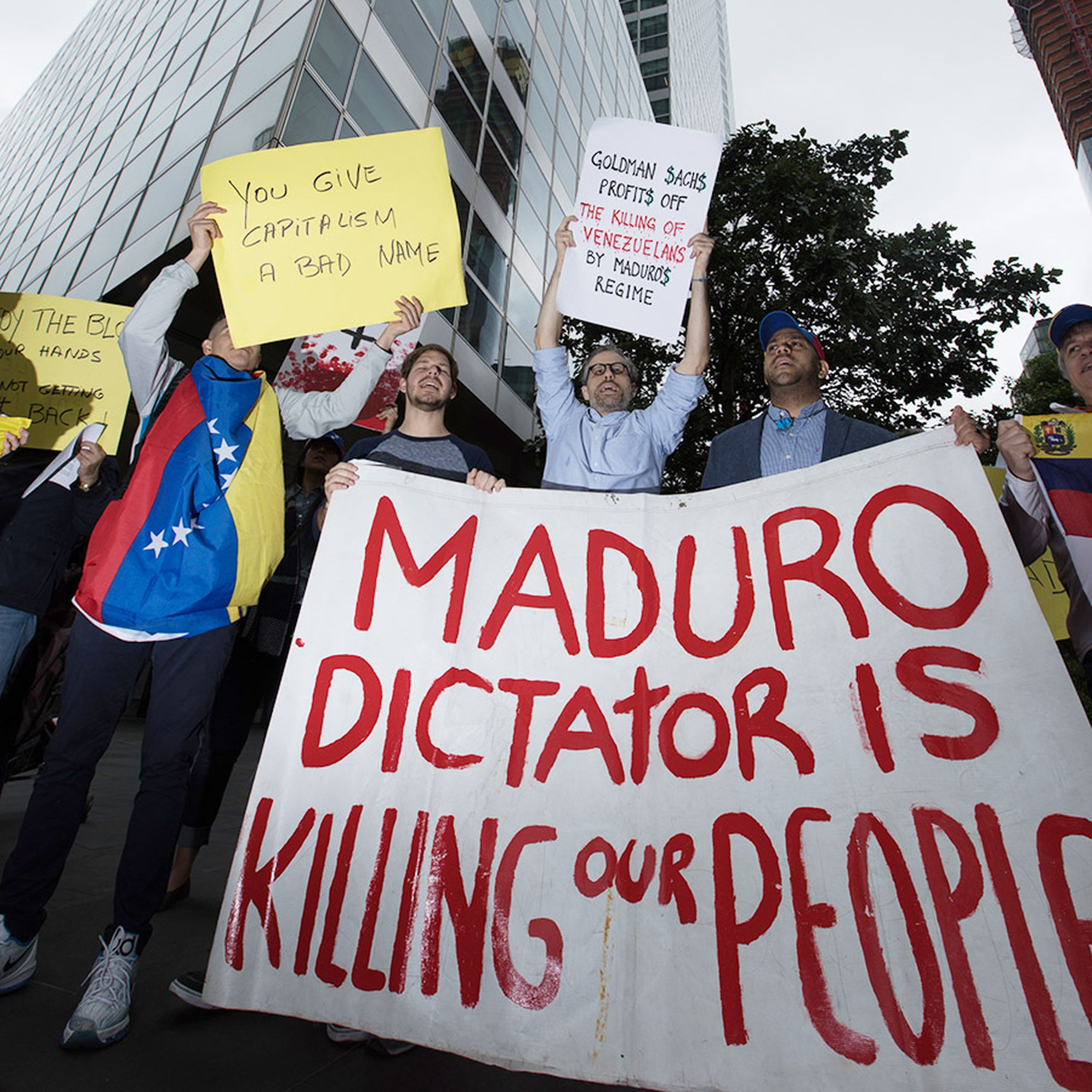 cover art for Goldman move to buy Venezuela bonds sparks outrage