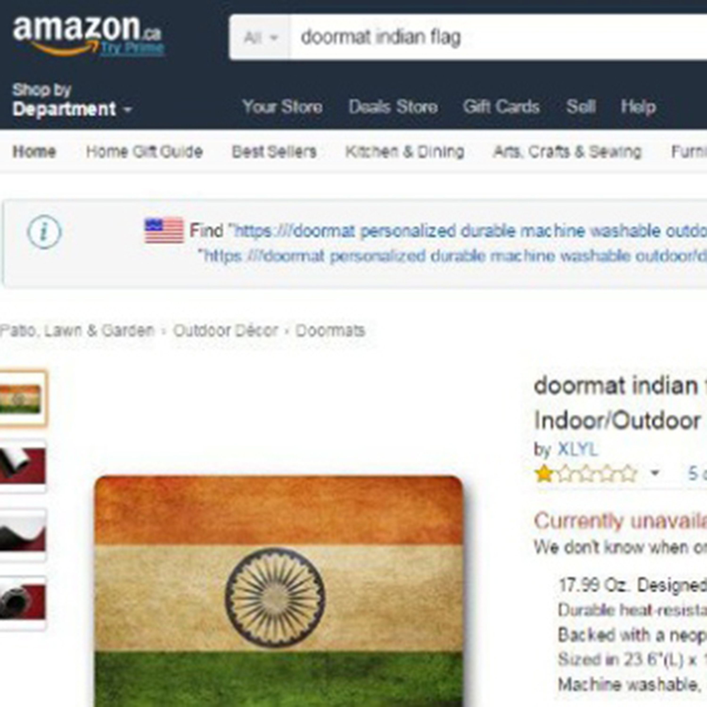 cover art for Amazon falls foul of India's growing mood of nationalism