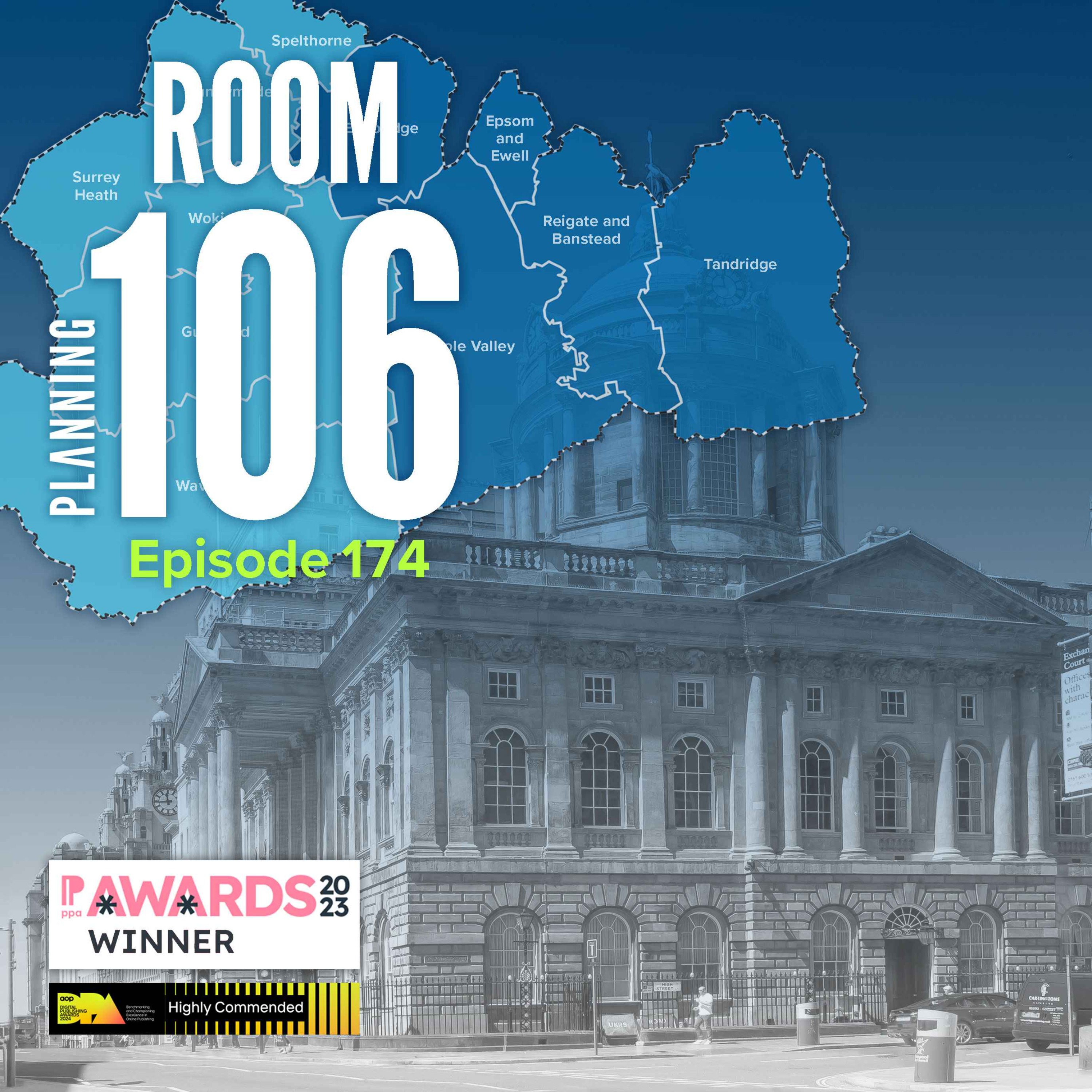 Ep174: Local government reorganisation in Surrey and a city council goes to court to claim £1m in unpaid developer contributions