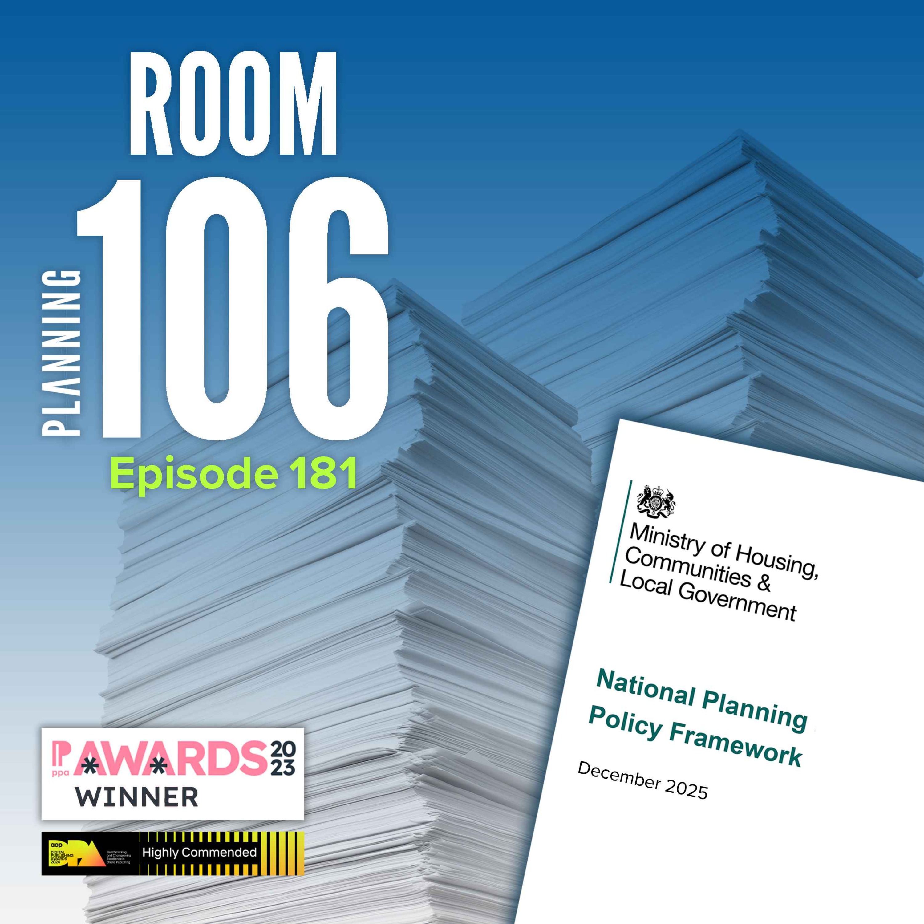 Ep181: Your 40-minute guide to the new draft NPPF episode artwork